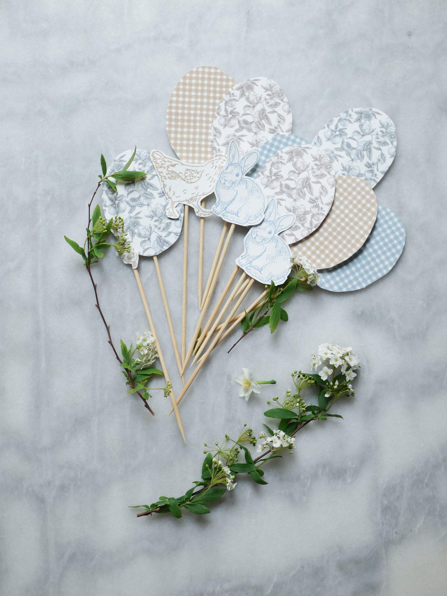 Les cake toppers par Prune & Sibylle