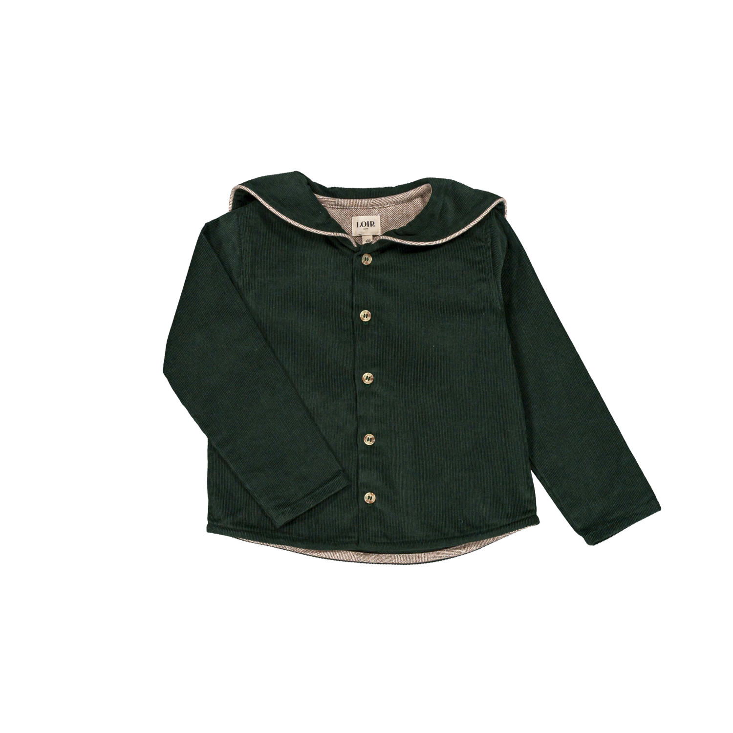 Chemise Milton - Velours vert