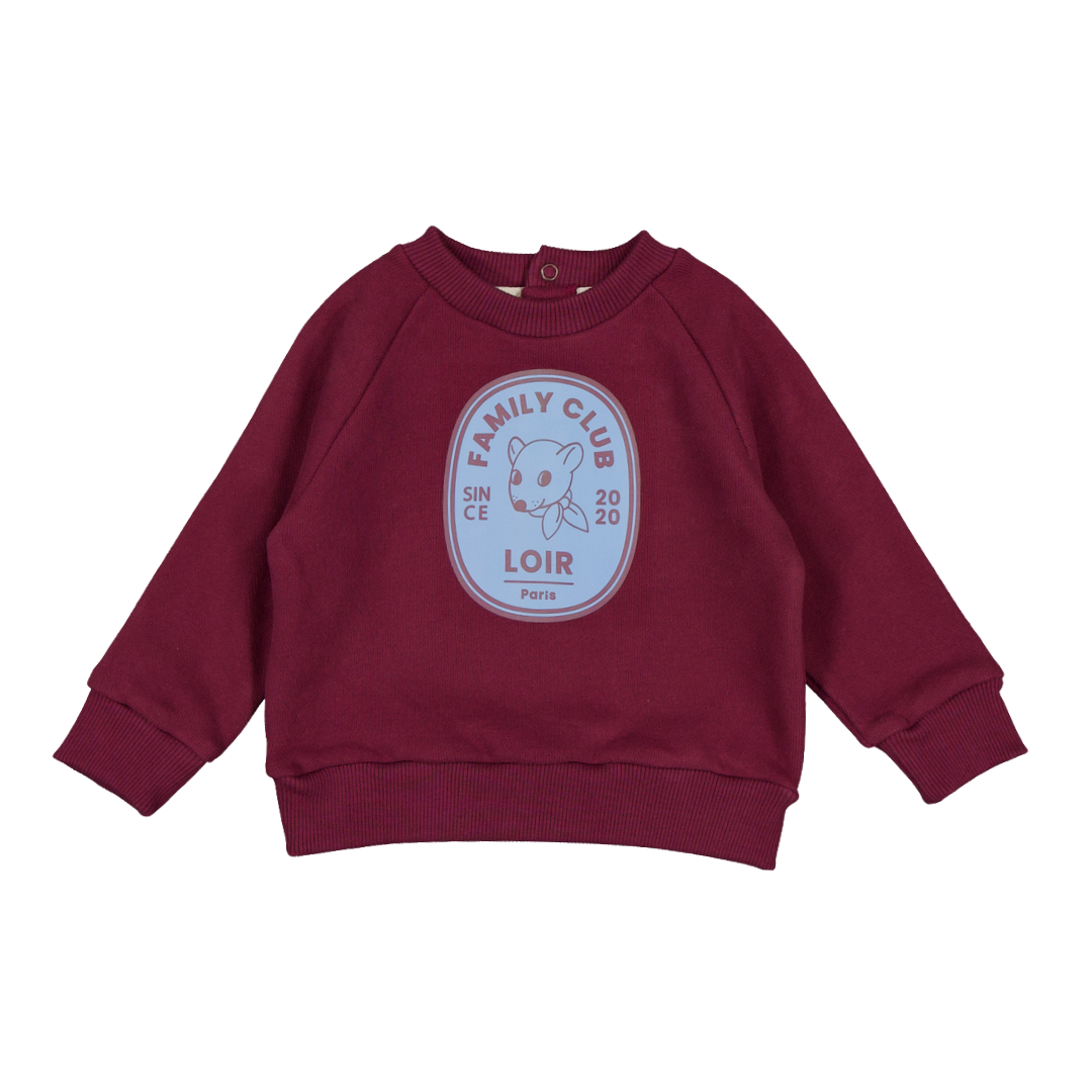 Sweat CLUB femme - Bordeaux