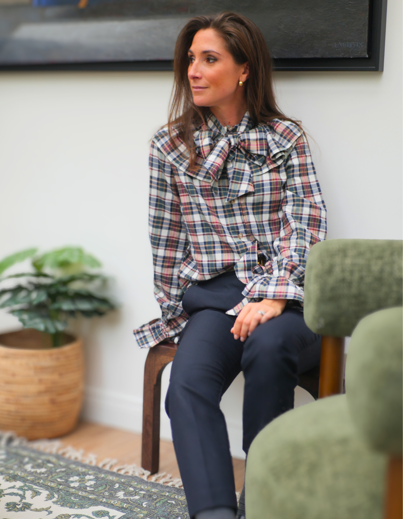 Chemise EDMA - Tartan de Noël