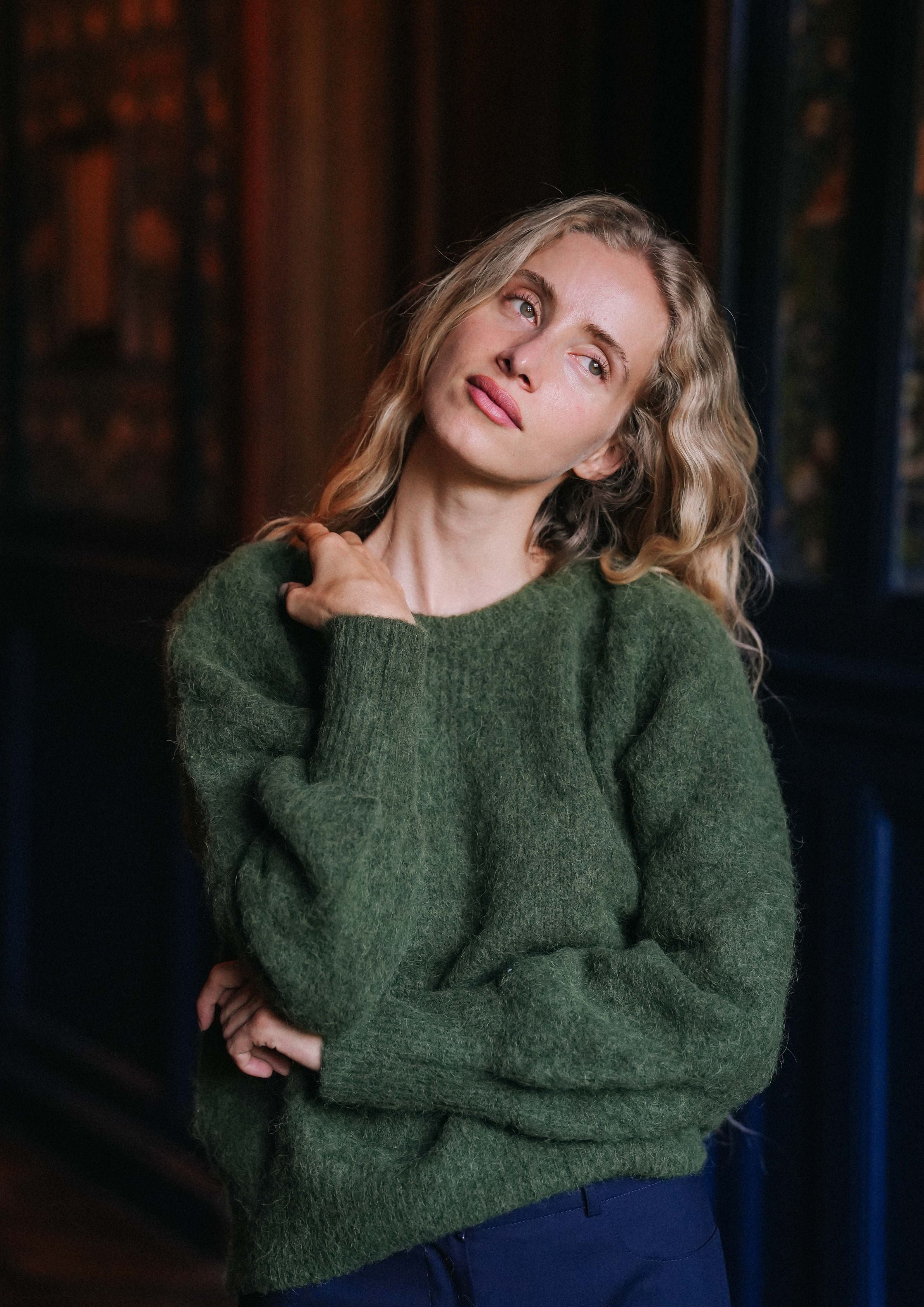 FW26 - MADAME - PULL OLYMPE - VERT