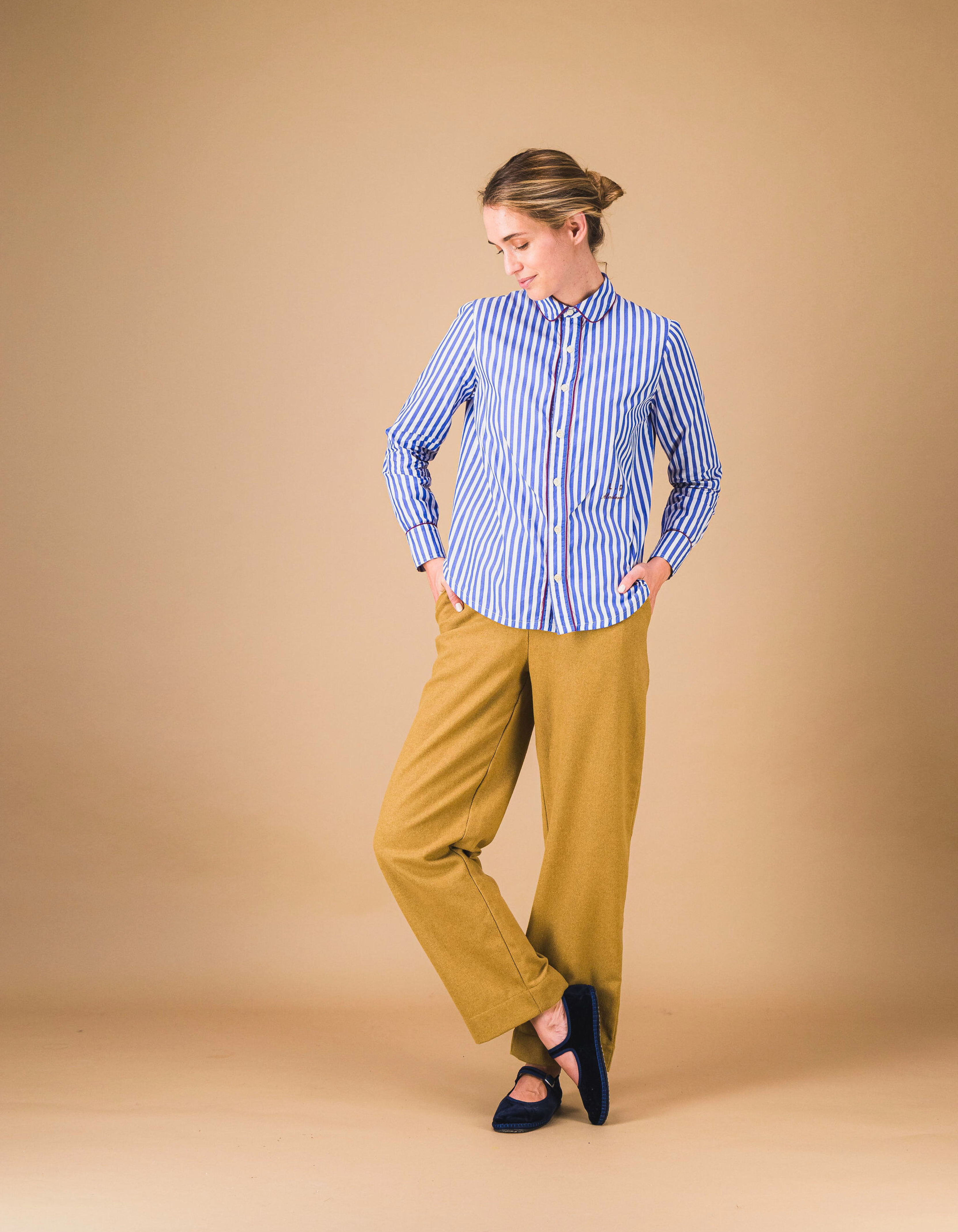 Chemise ROSA - Rayures bleues