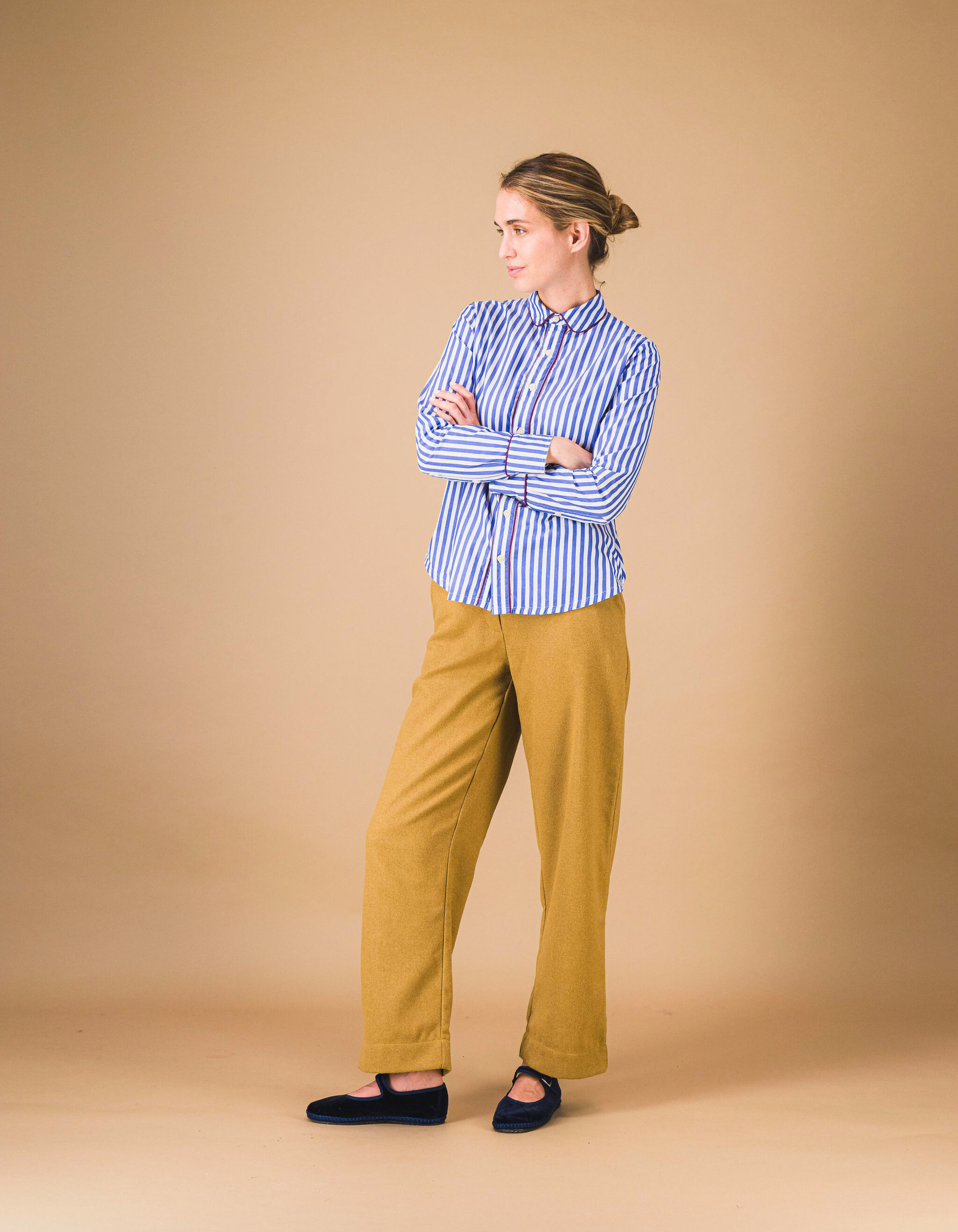 Chemise ROSA - Rayures bleues