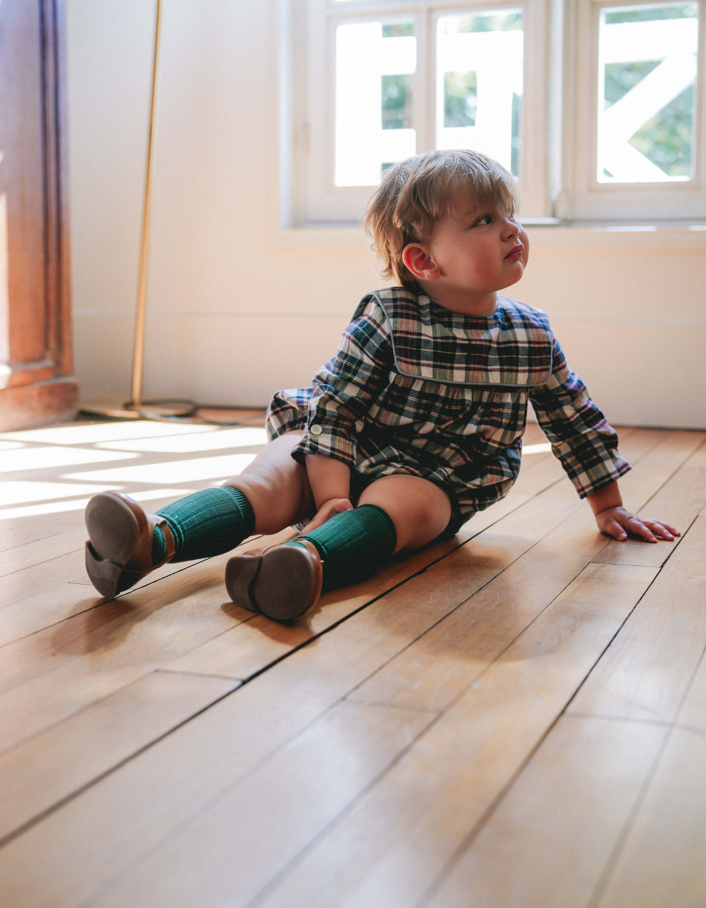 Barboteuse Sisi - Tartan de Noël