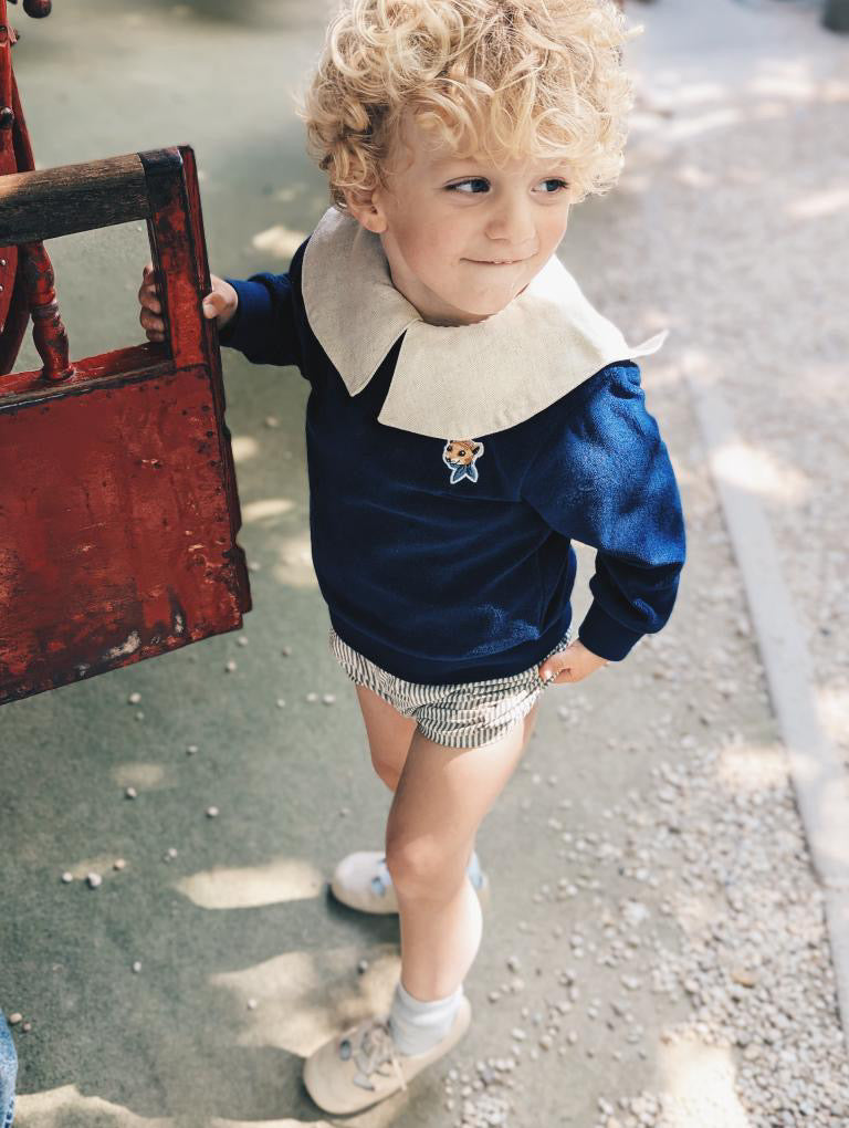 Sweat GRIMAUD - Bleu Victorien