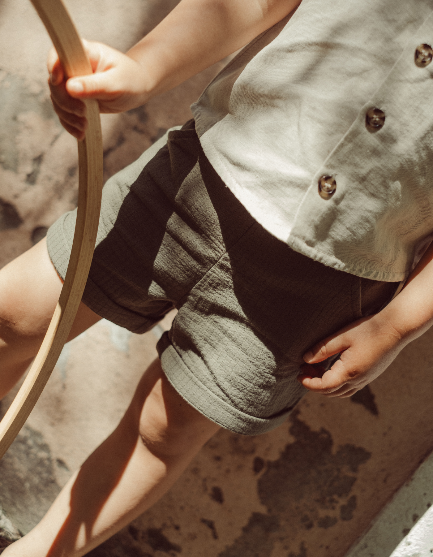 Short CAMILLE - Coton vert