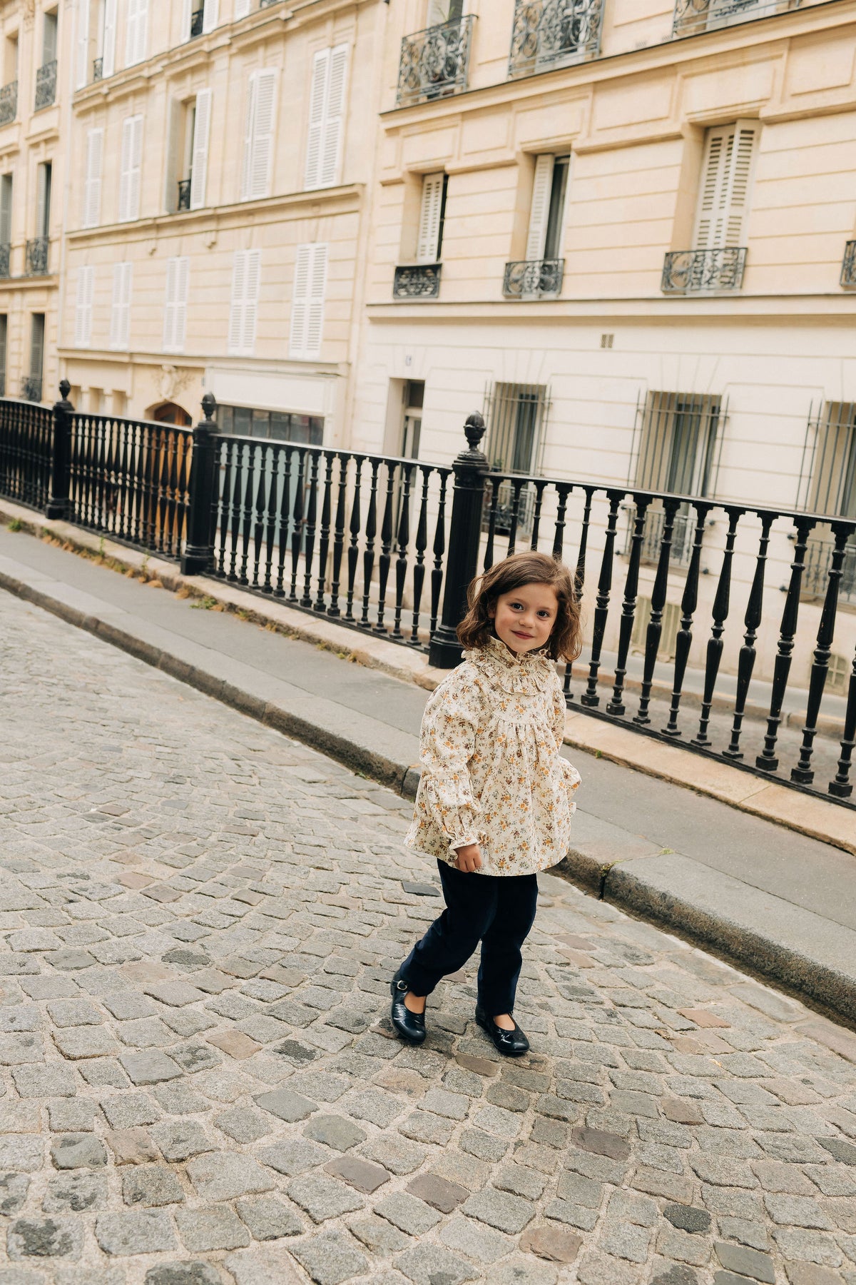 Blouse Esperance - Velours Fleuri