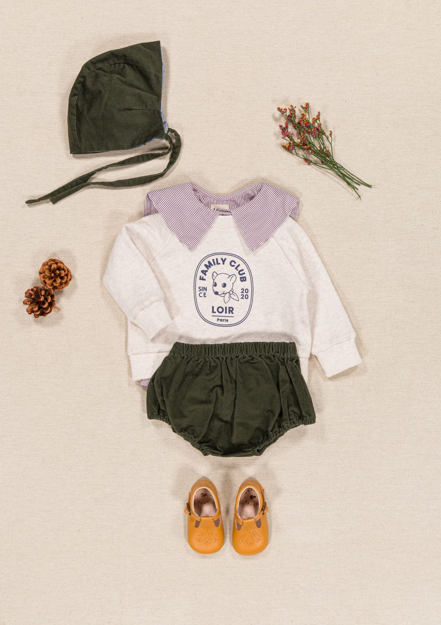 Bloomer Alice - Velours Vert