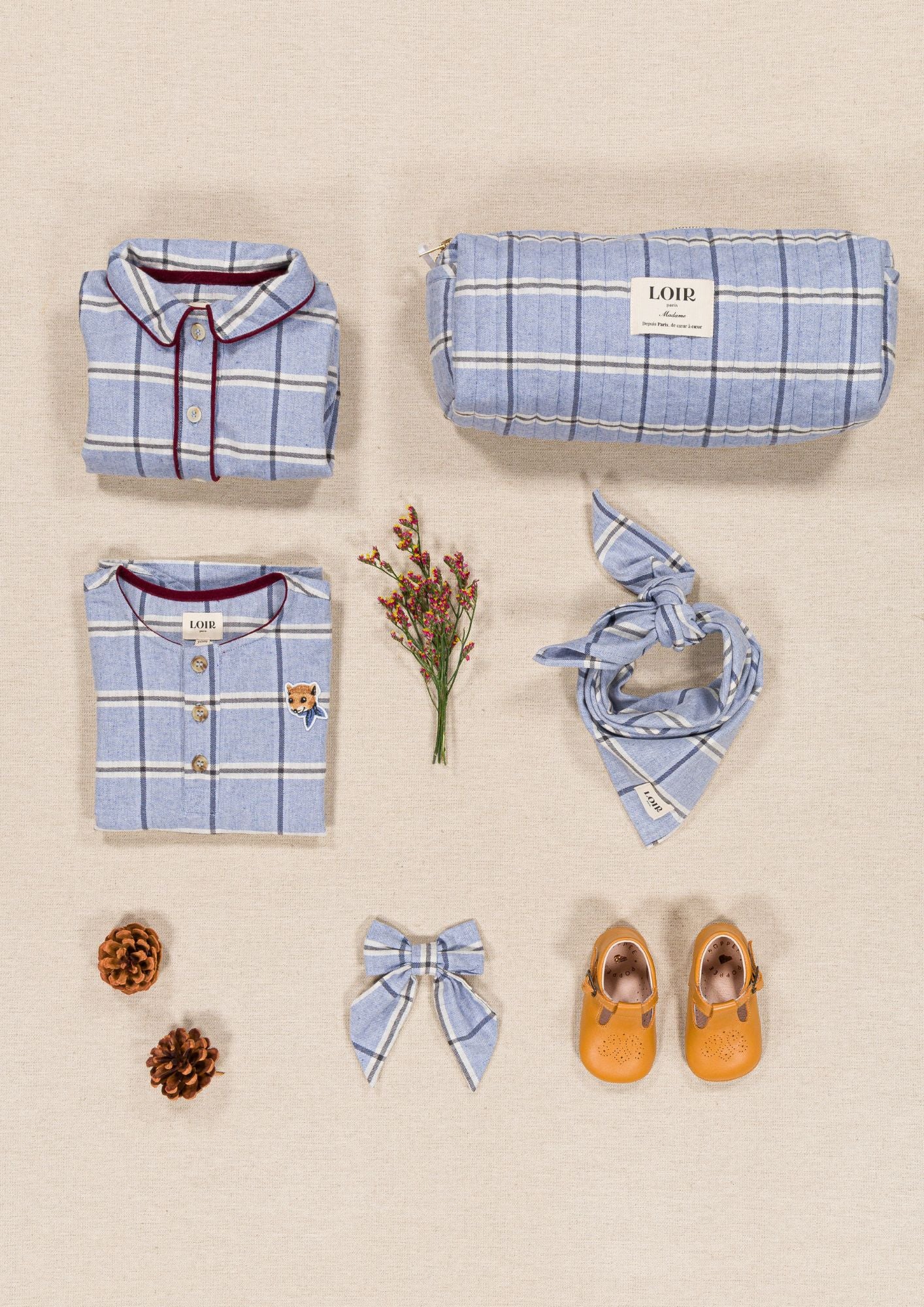 TROUSSE LUCIA - TARTAN CIEL