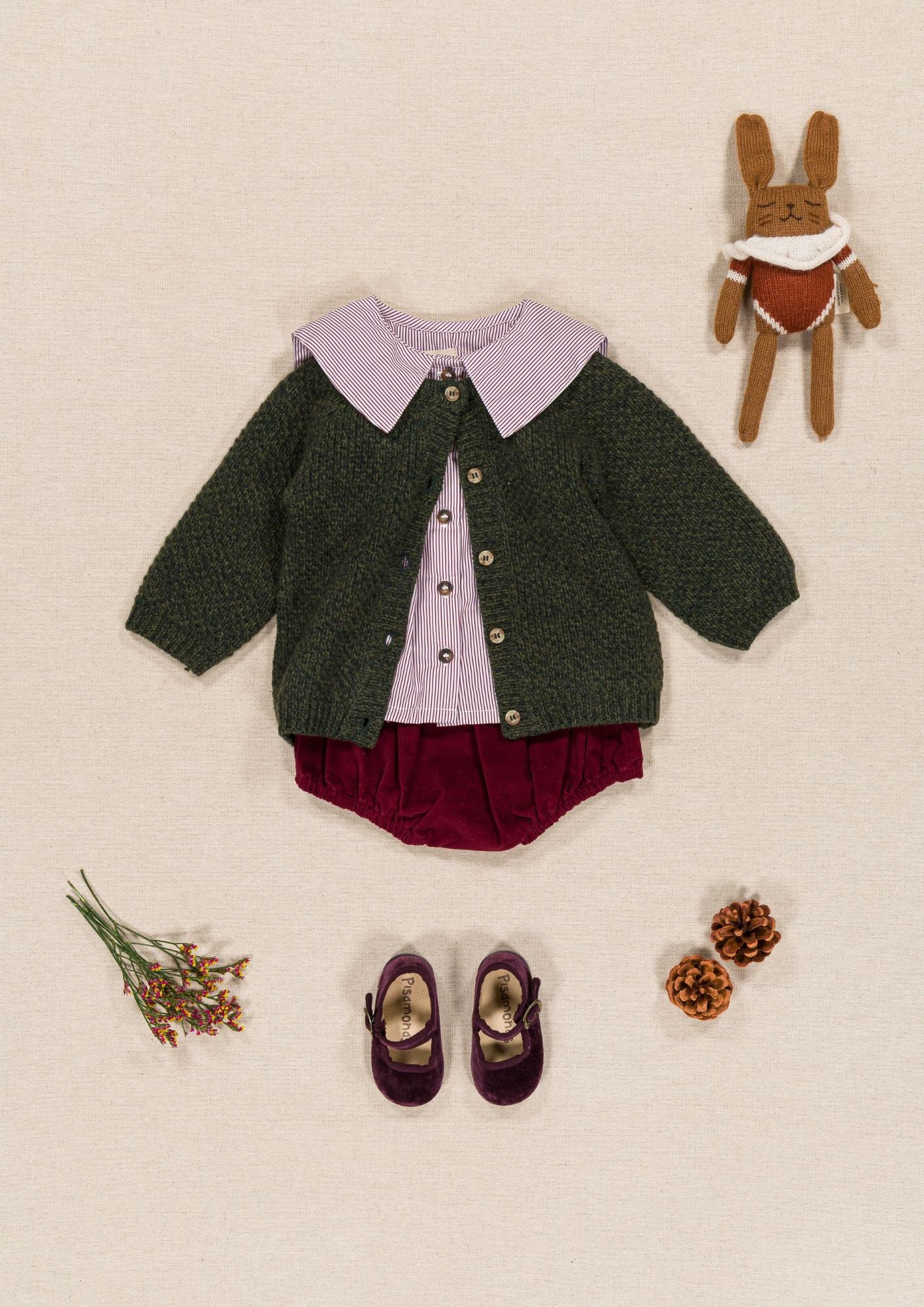 Bloomer Alice - Velours bordeaux