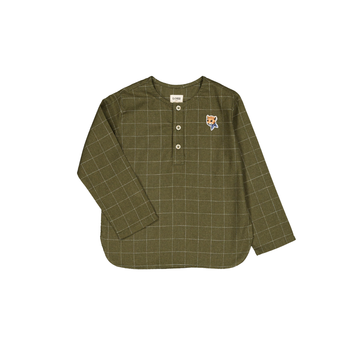 Blouse Kurta - Carreaux Vert