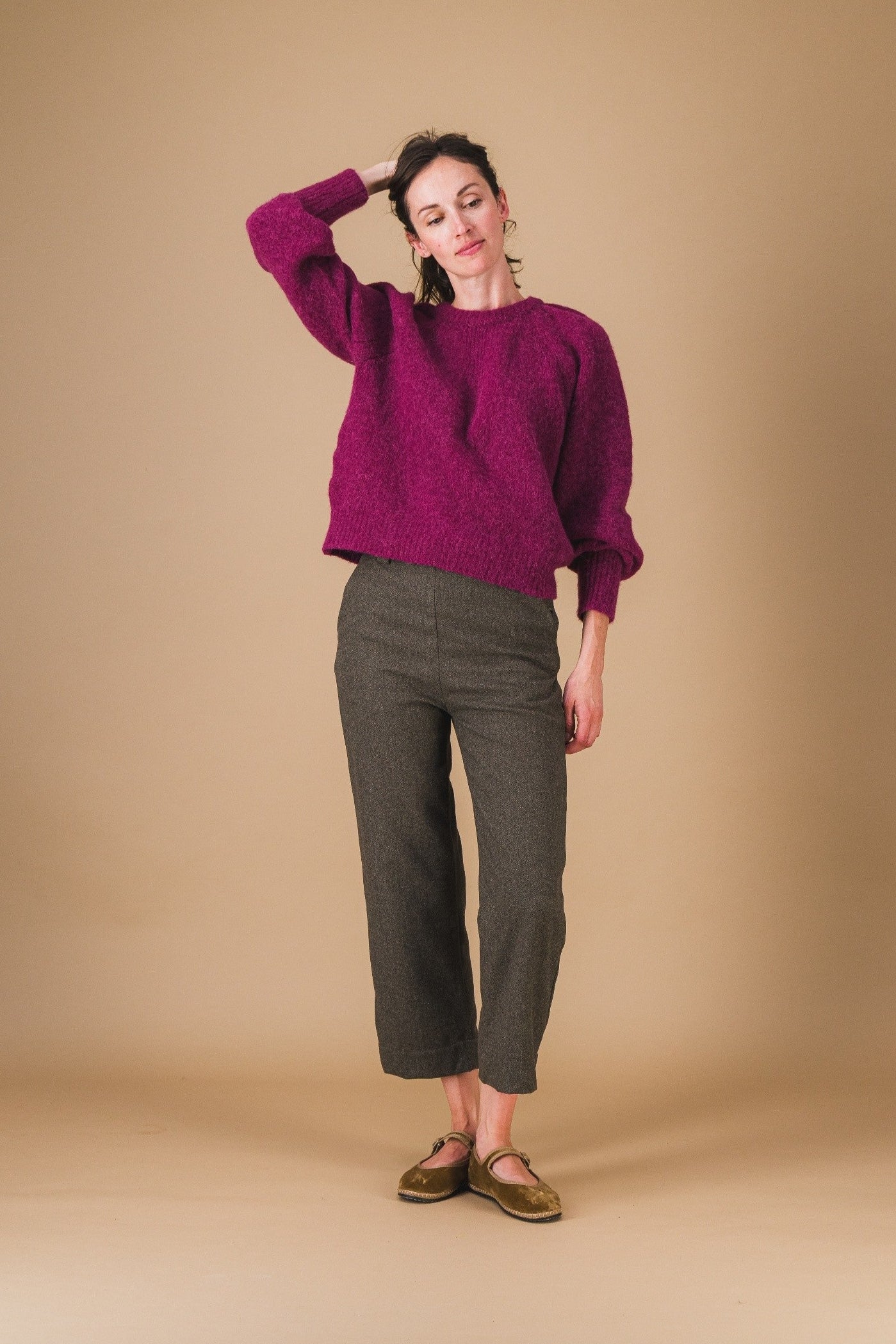 Pullover OLYMPE - Prune