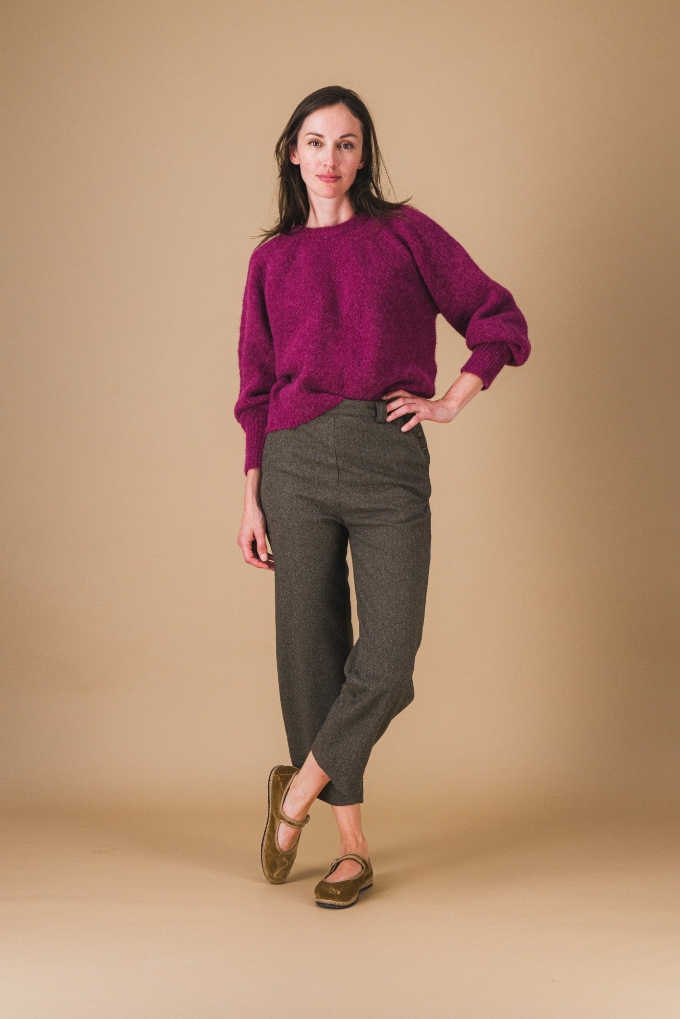 Pullover OLYMPE - Prune