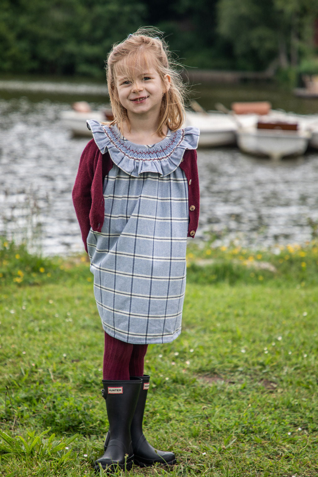 Robe Mary - Tartan ciel