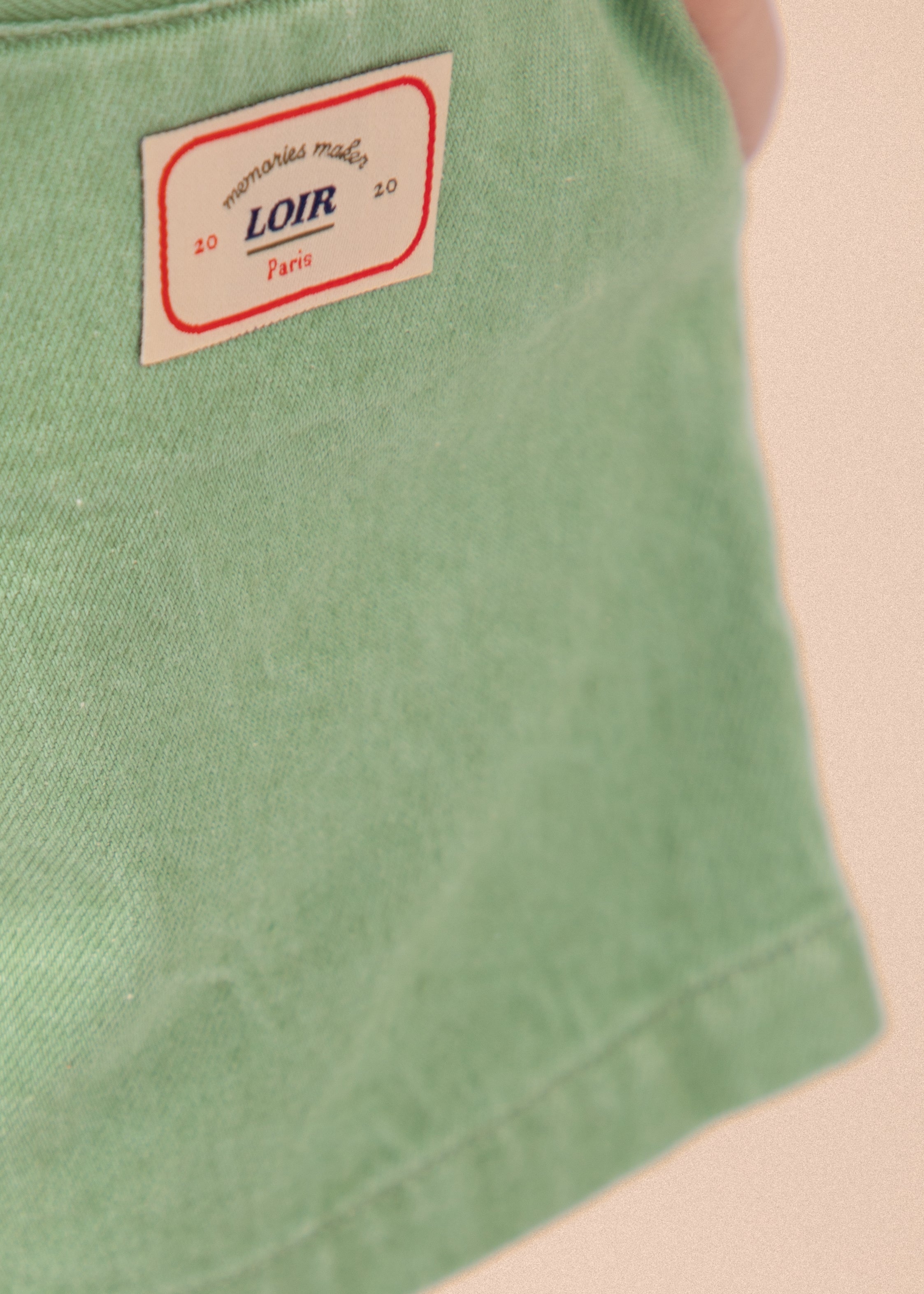 Short antin - Denim vert