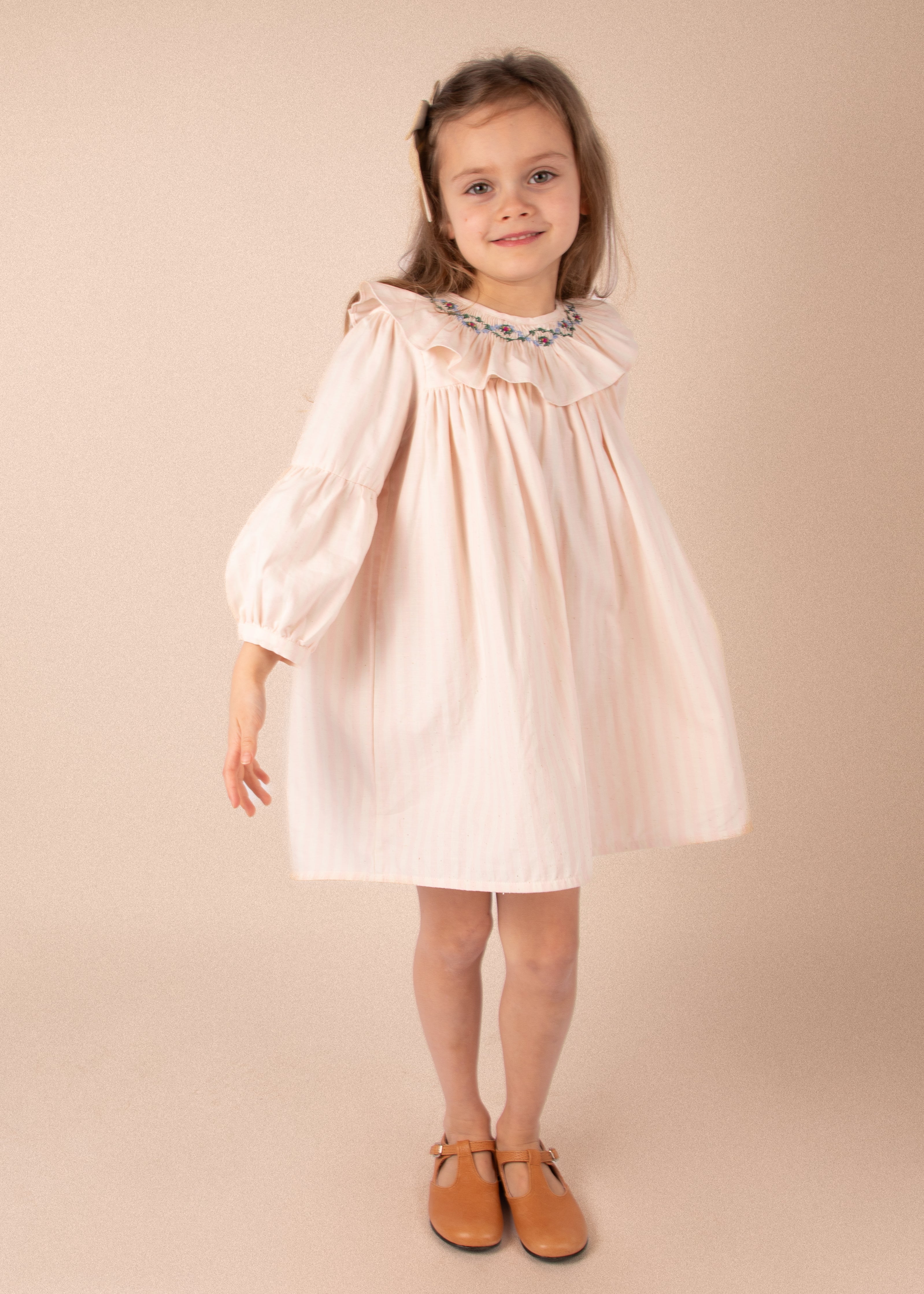 Robe Bianca - Rayures roses