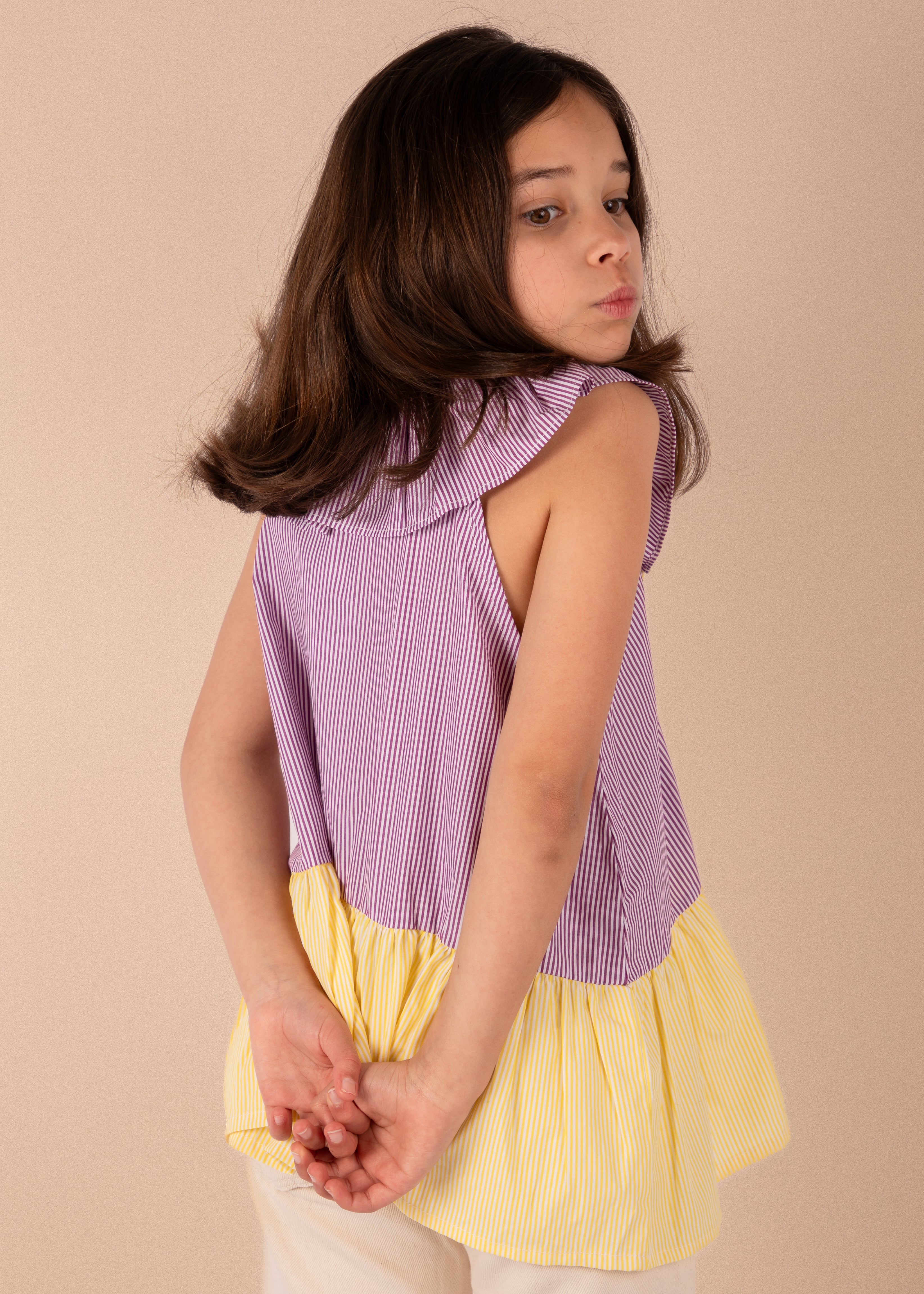 Chemise Hortense - Rayures bordeaux