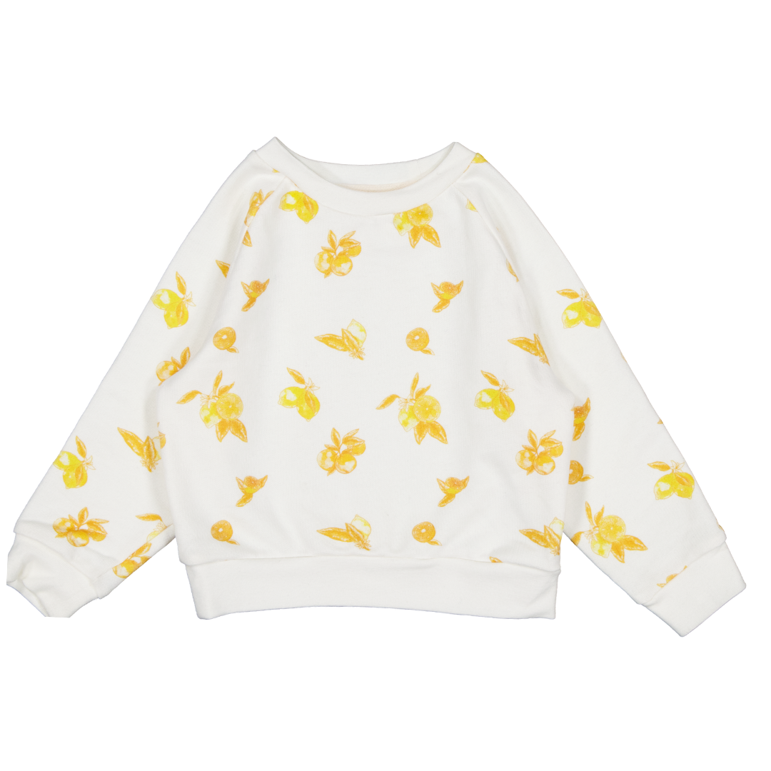 Sweat LEMONADE - Imprimé citron exclusif LOIR paris®