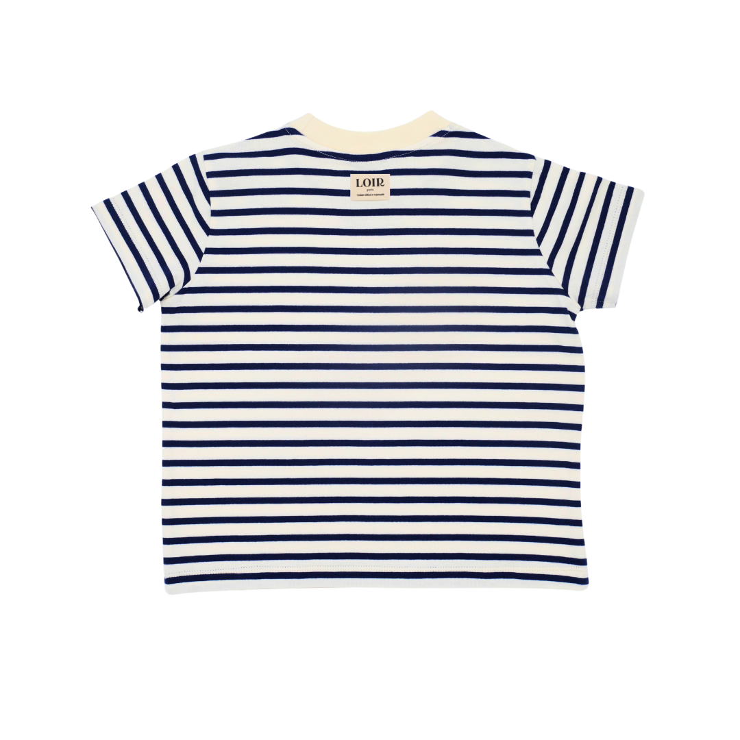 Tee-shirt MILAN - Rayures bleues