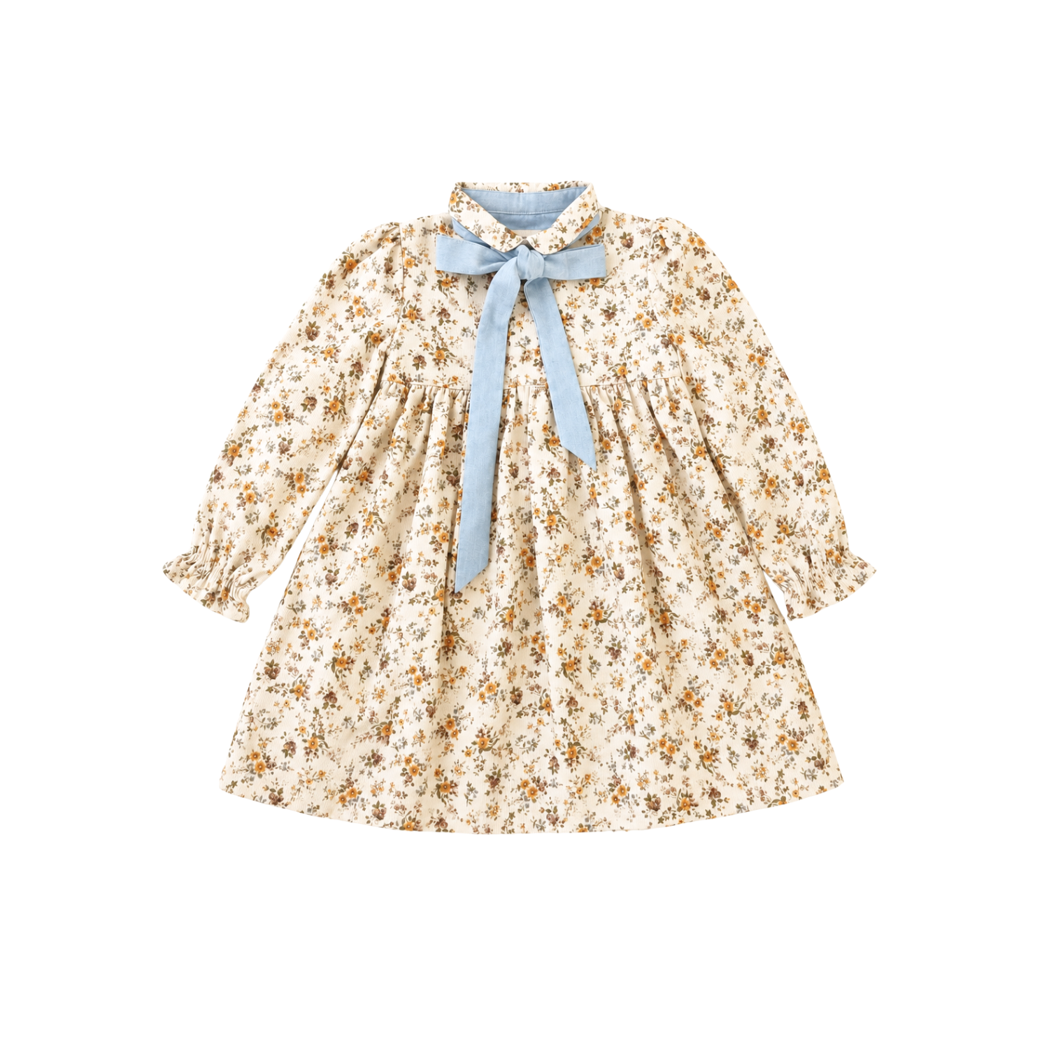 Robe Elise - Velours Fleuri
