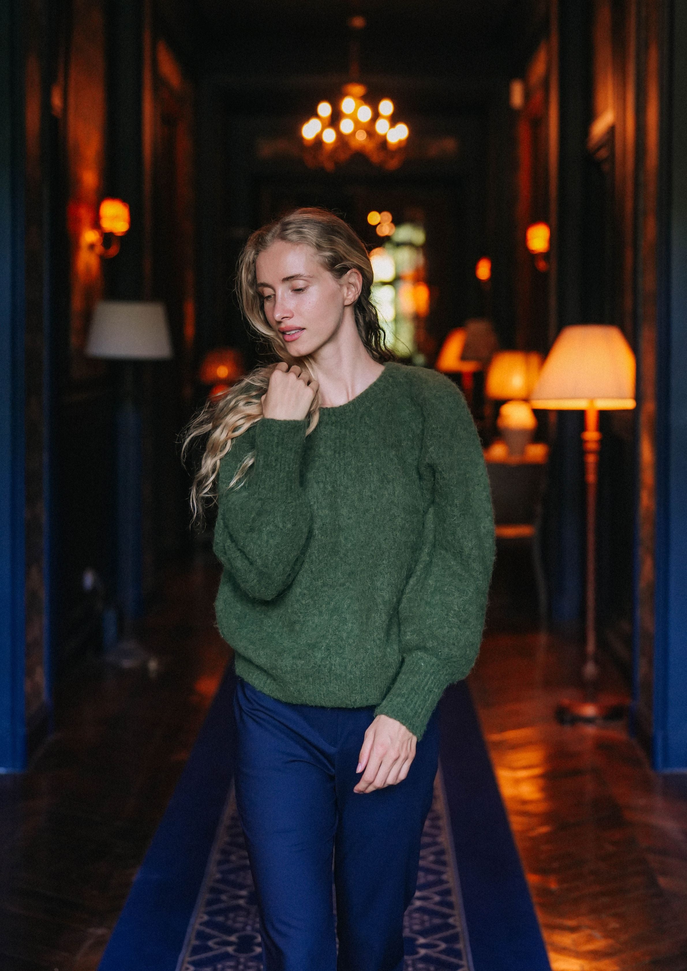 FW26 - MADAME - PULL OLYMPE - VERT