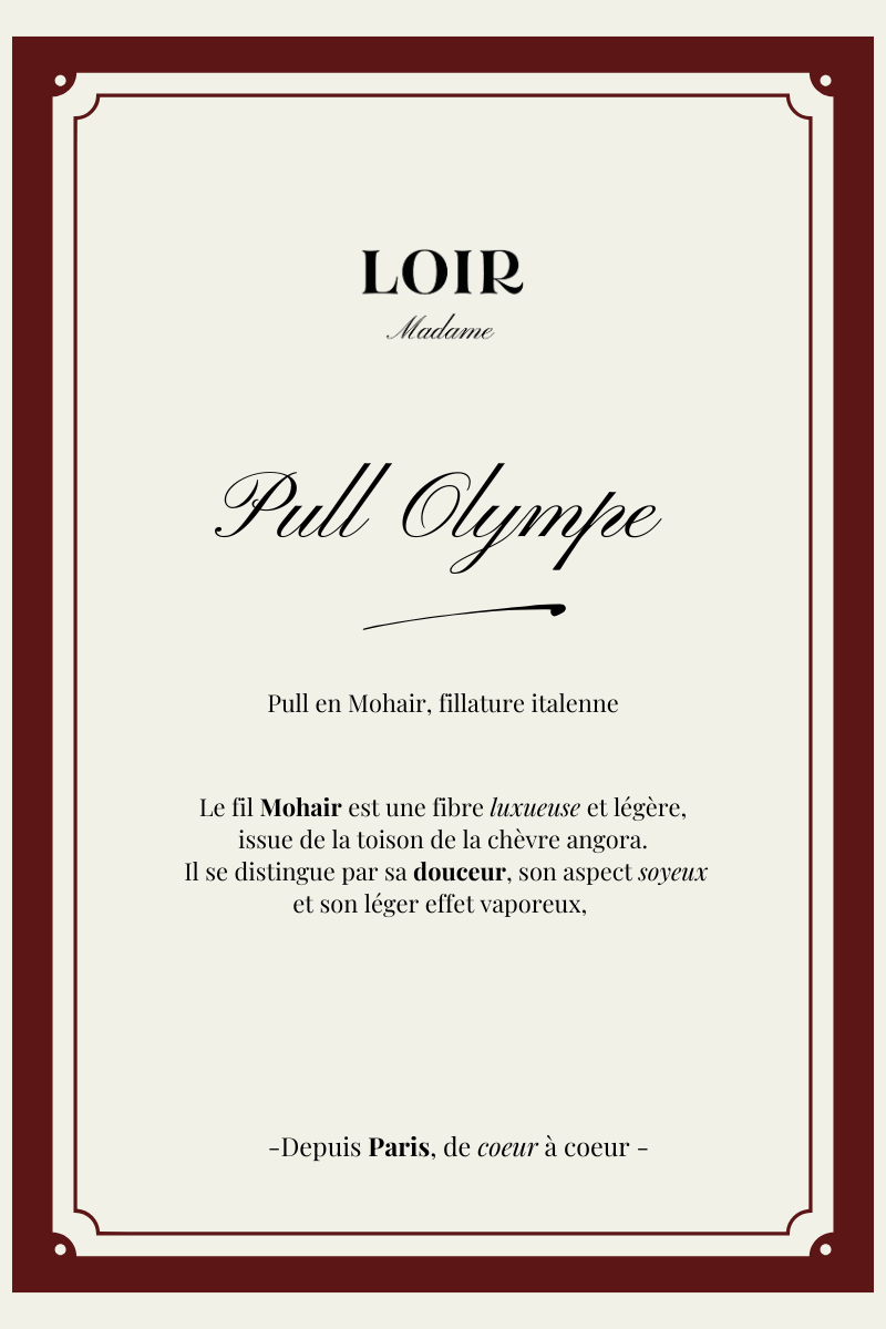 Pullover OLYMPE - Prune