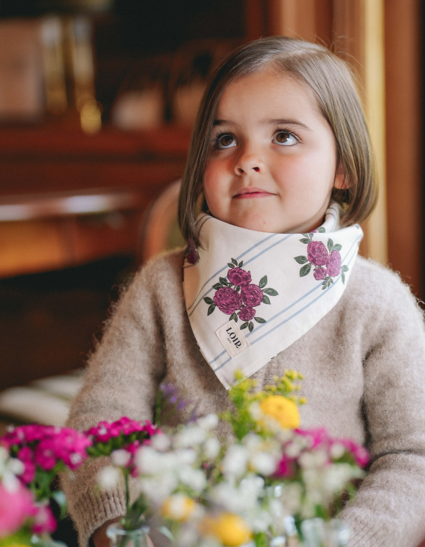 Foulard ALFRED - Pivoines