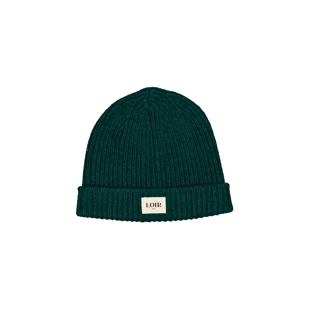 Bonnet Vert Et Noir En Laine Doublé Polaire - Unisexe, Taille Unique, Marque Lorny-Tai, Super Chaud Et Stylé