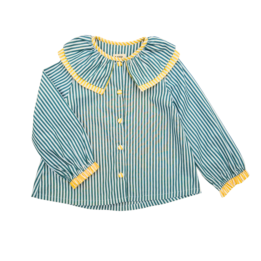 Chemise ESTHER - Rayures Vertes