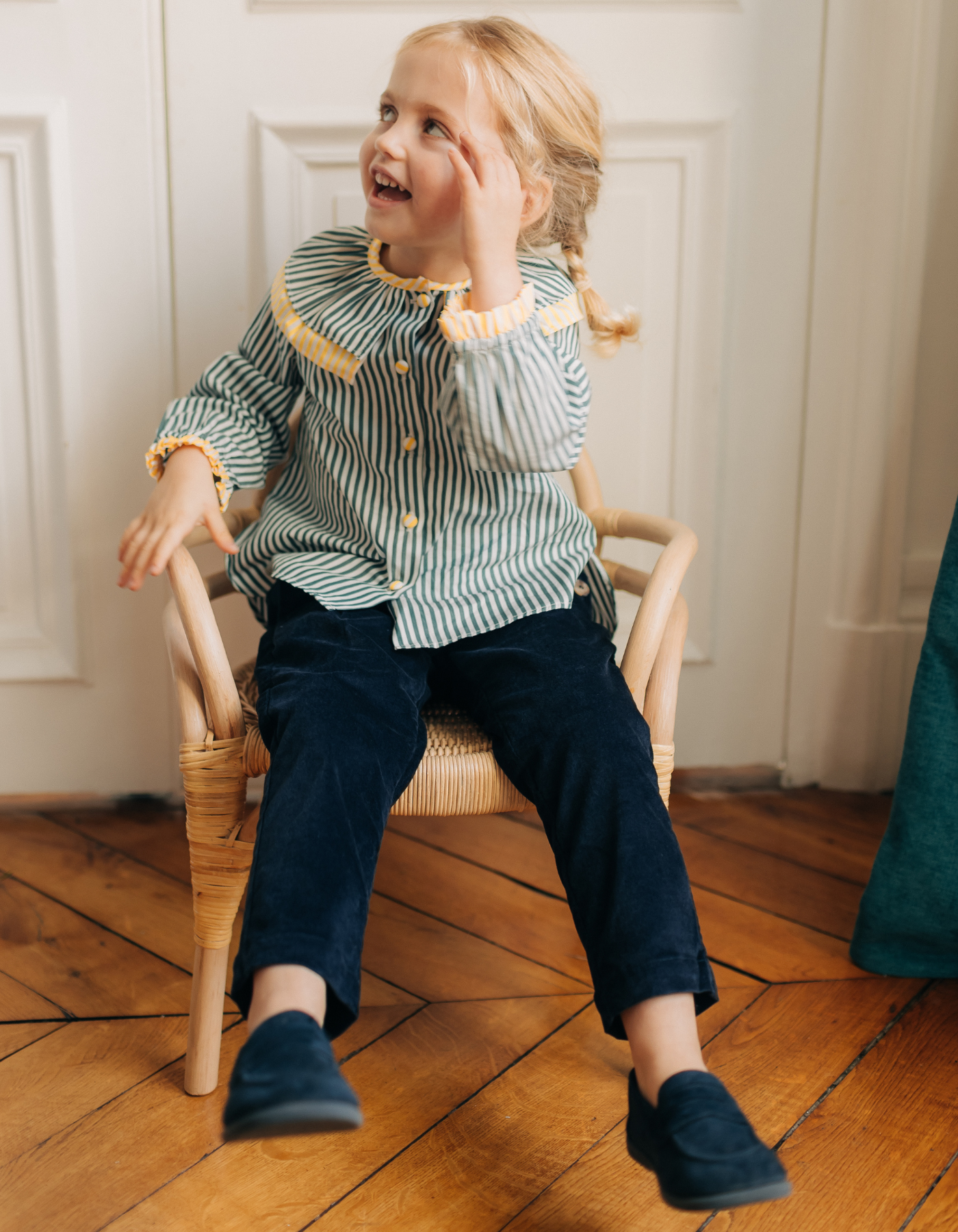 Chemise ESTHER - Rayures Vertes