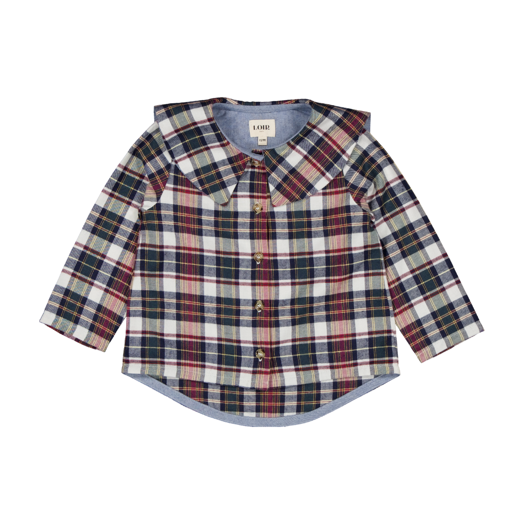Chemise LORETTE - Tartan de Noël