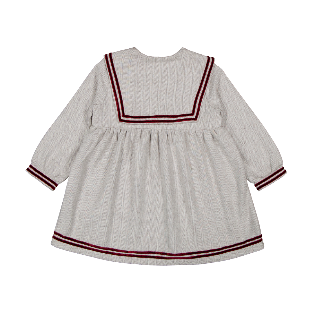 Robe LOTTI - Chevrons Gris