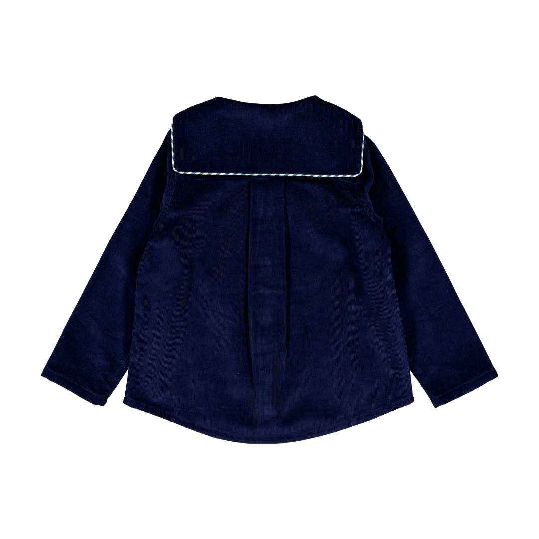 Chemise MILTON - Velours Marine Corduroy