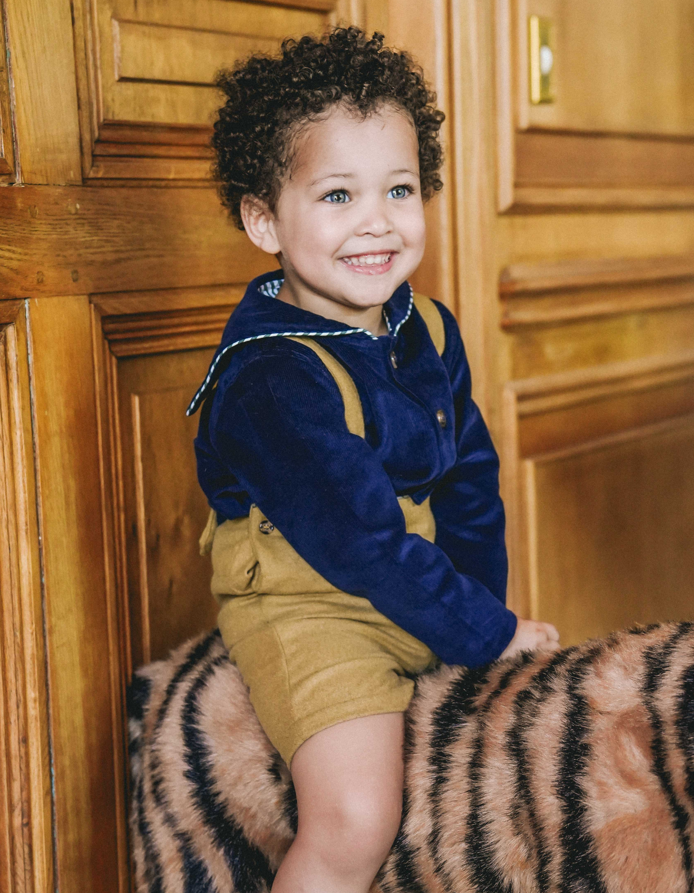 Chemise MILTON - Velours Marine Corduroy