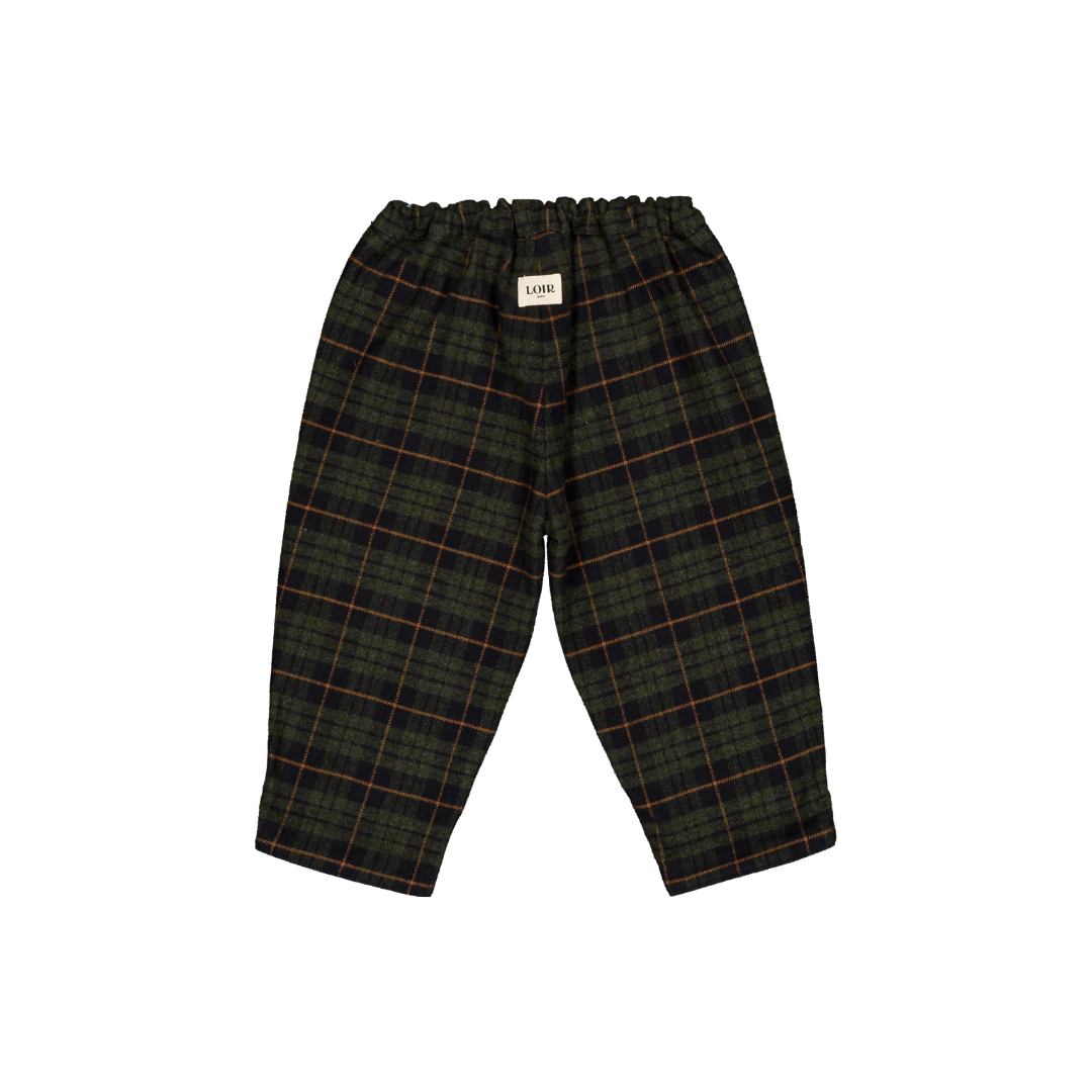 Pantalon NINI - Tartan Bleu marine