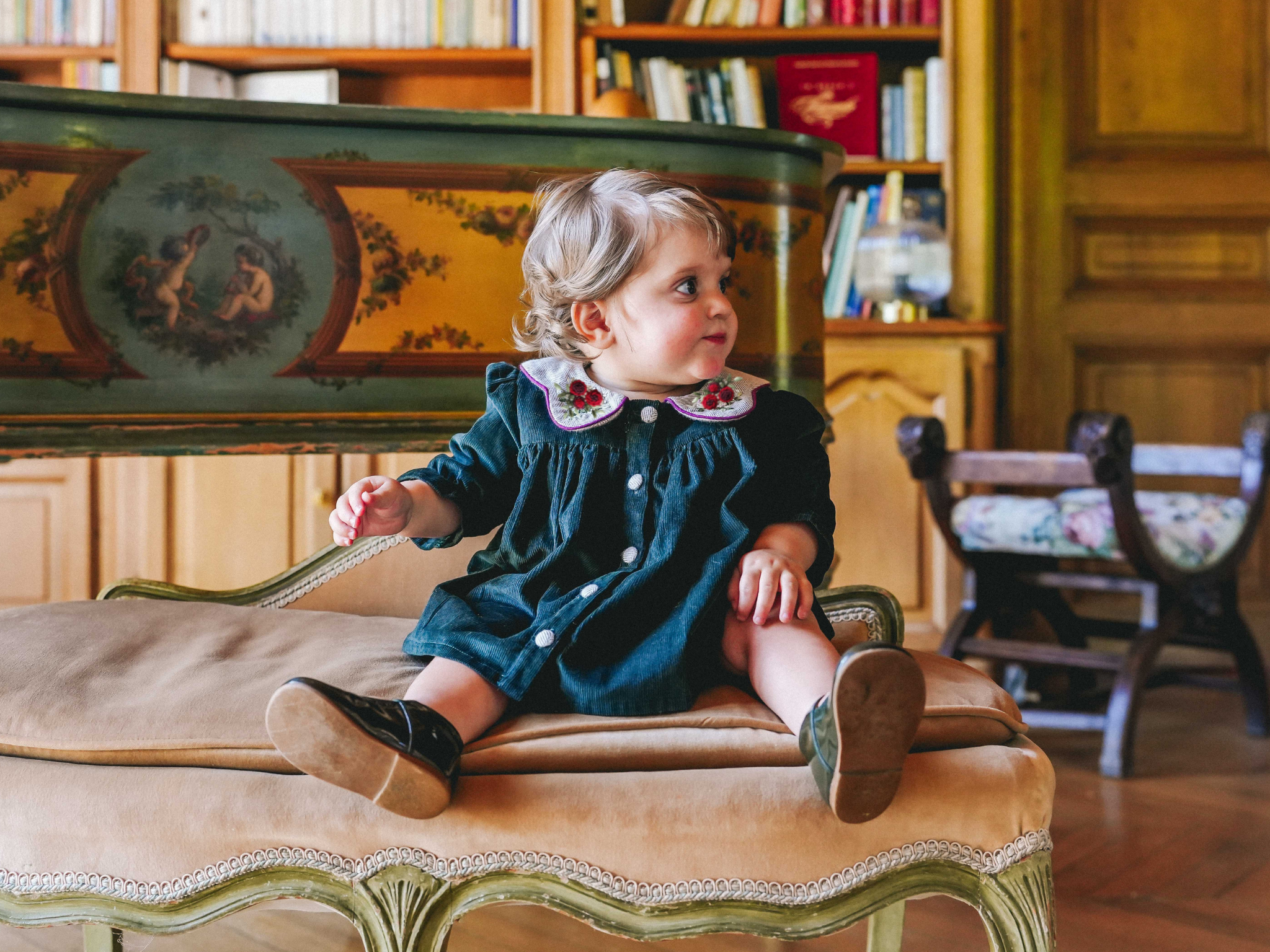 Chemise SOLÉ - Velours Vert Héron