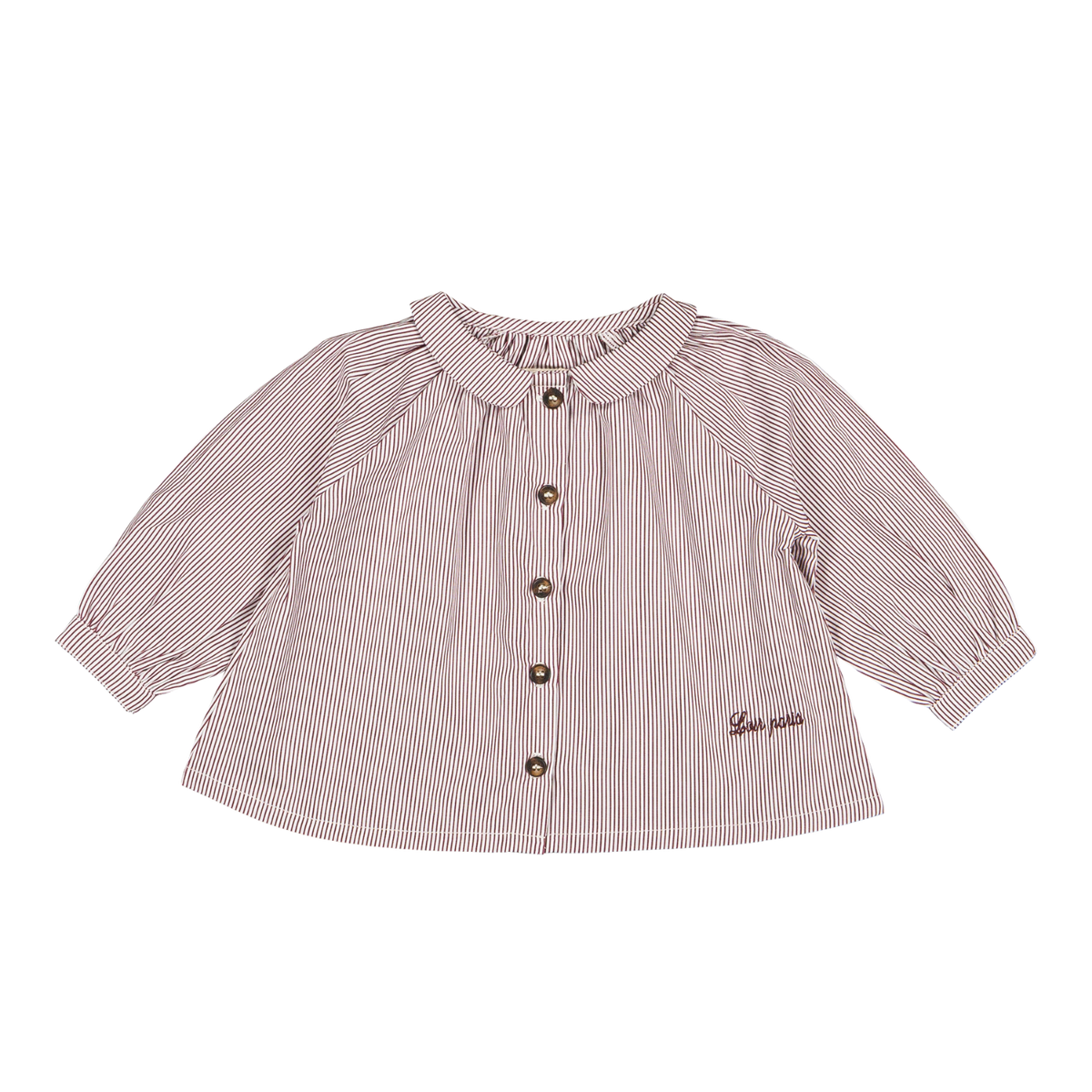 Chemise Cezanne - Rayures Bordeaux