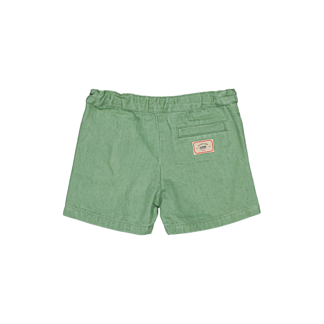 Short antin - Denim vert