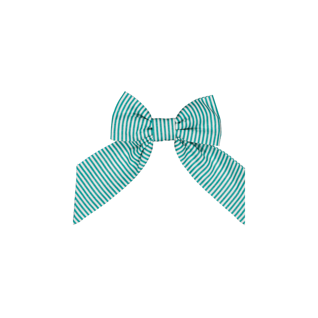 Barette Carlotta - Rayures vertes