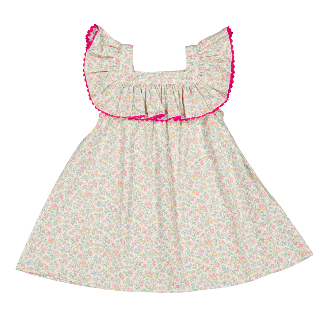 Robe Paz - Fleurs roses