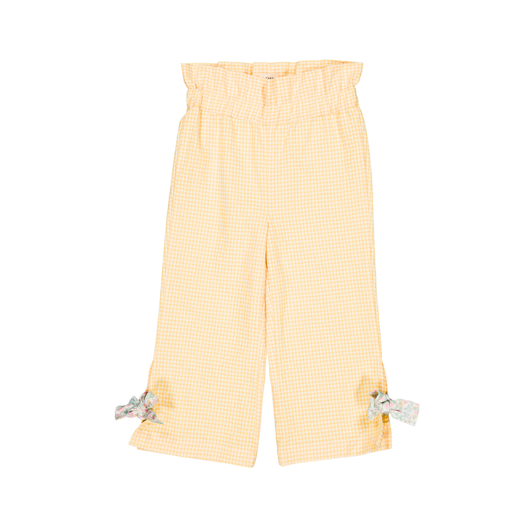 Pantalon Rafaela - Vichy jaune