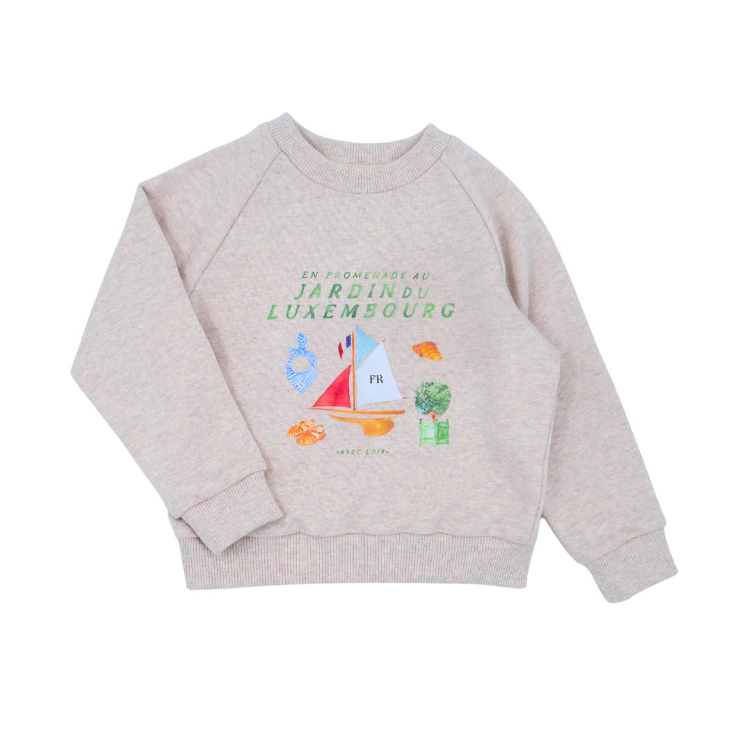 Sweat GARDEN - Beige chiné