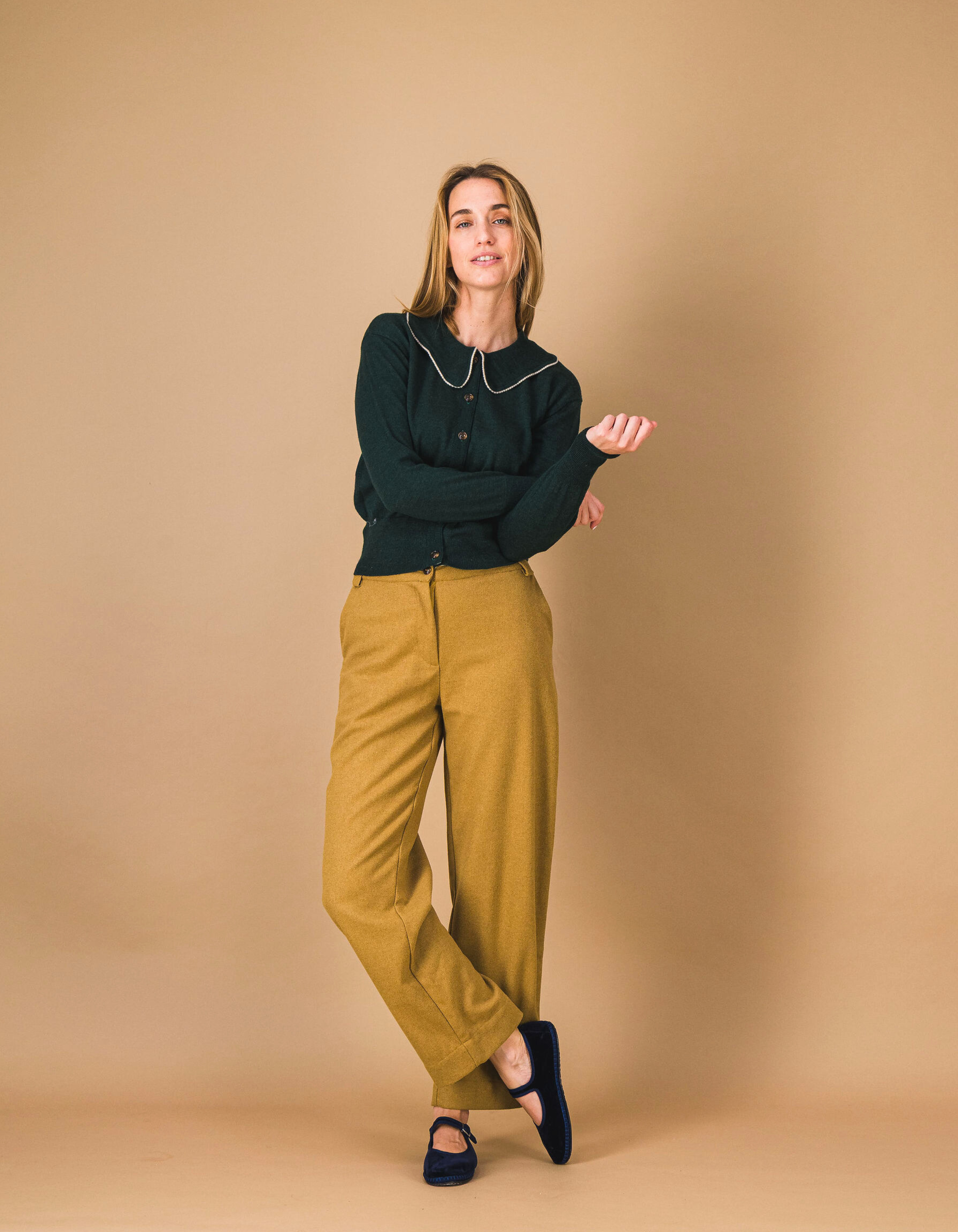 Cardigan COLETTE - Vert sapin