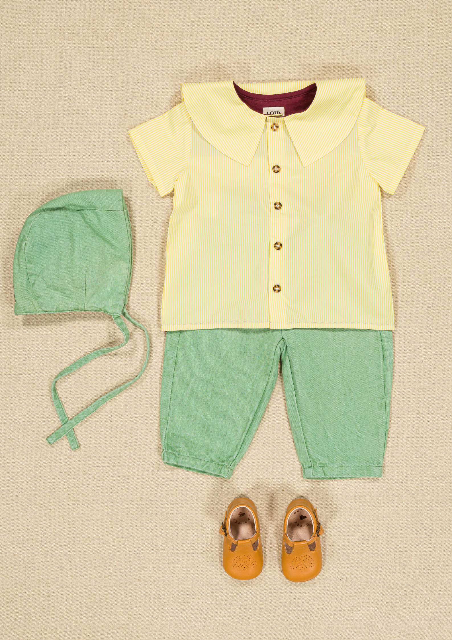 Chemise Lorette - Rayures jaunes