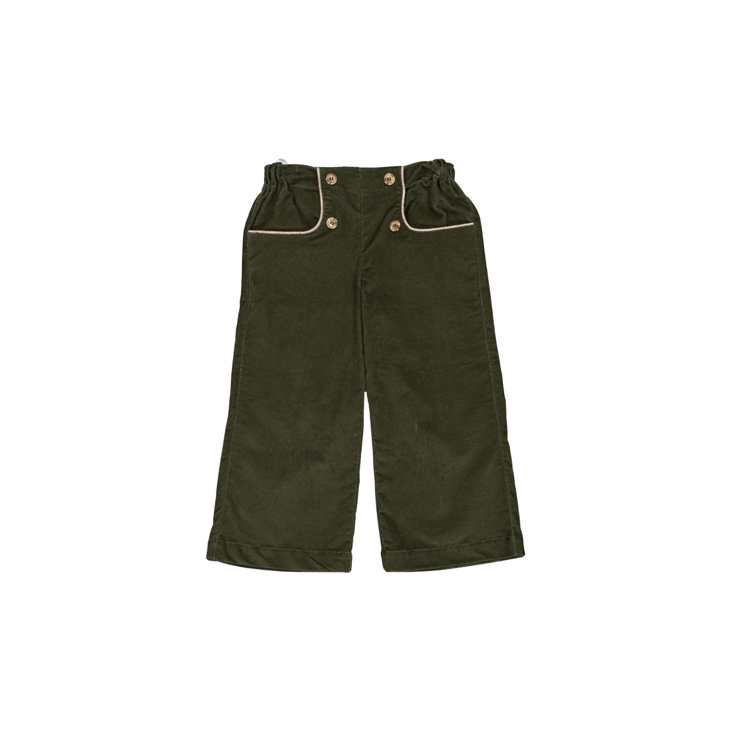 Pantalon Roma - Velours vert