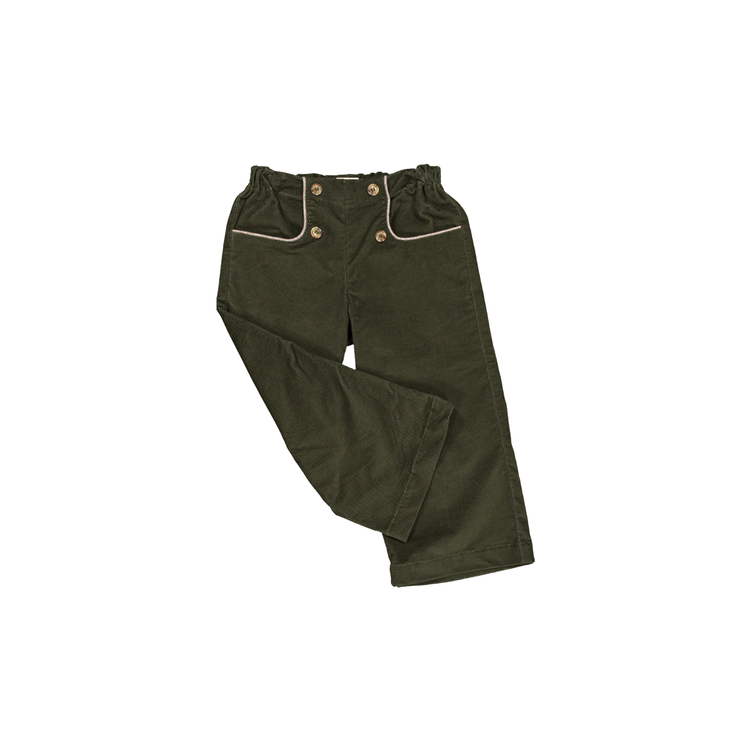Pantalon Roma - Velours vert