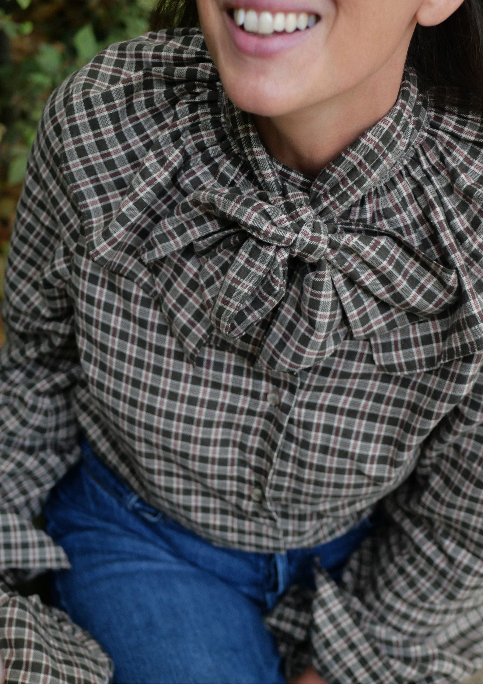 Chemise Edma Femme - Tartan gris