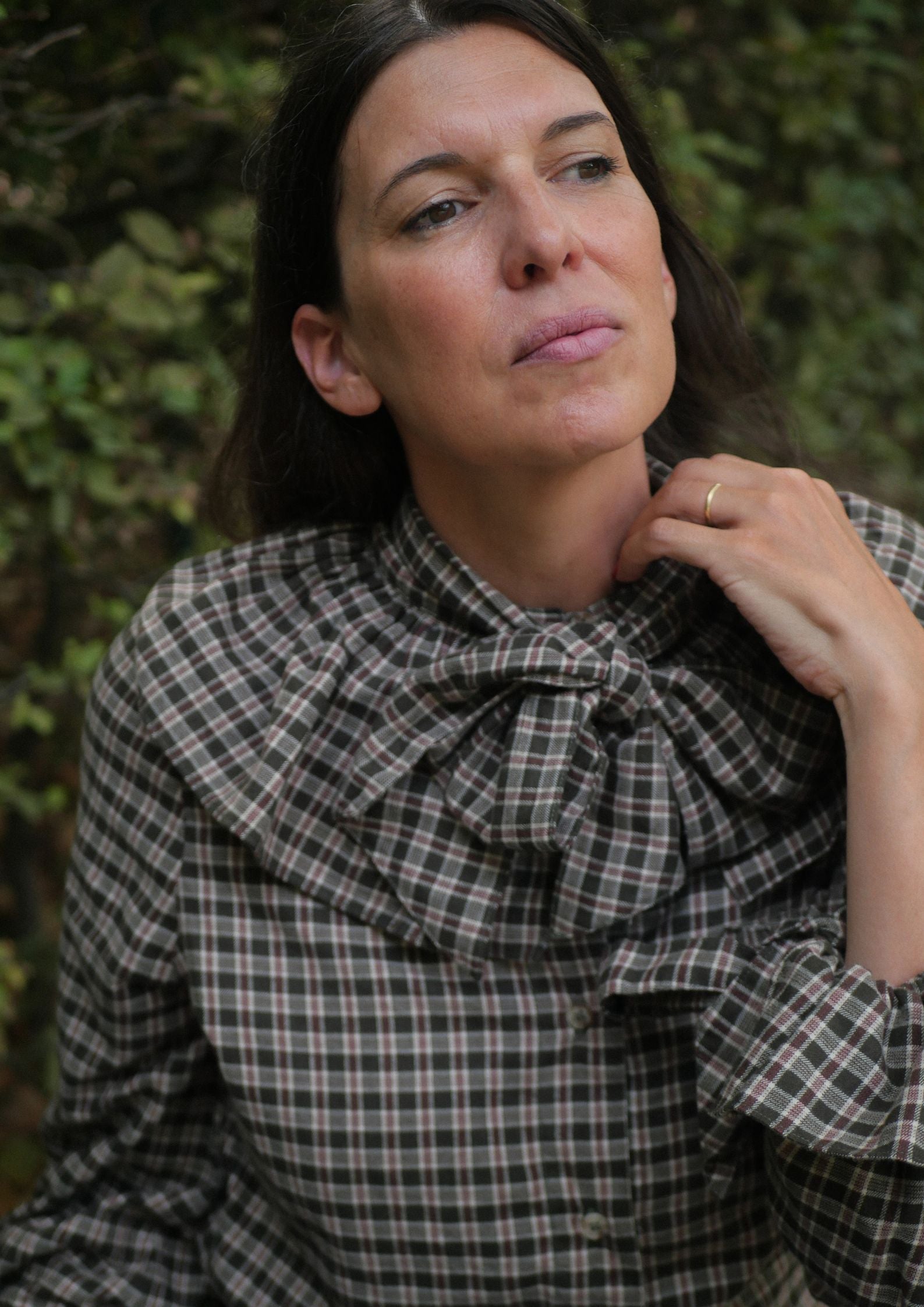 Chemise Edma Femme - Tartan gris