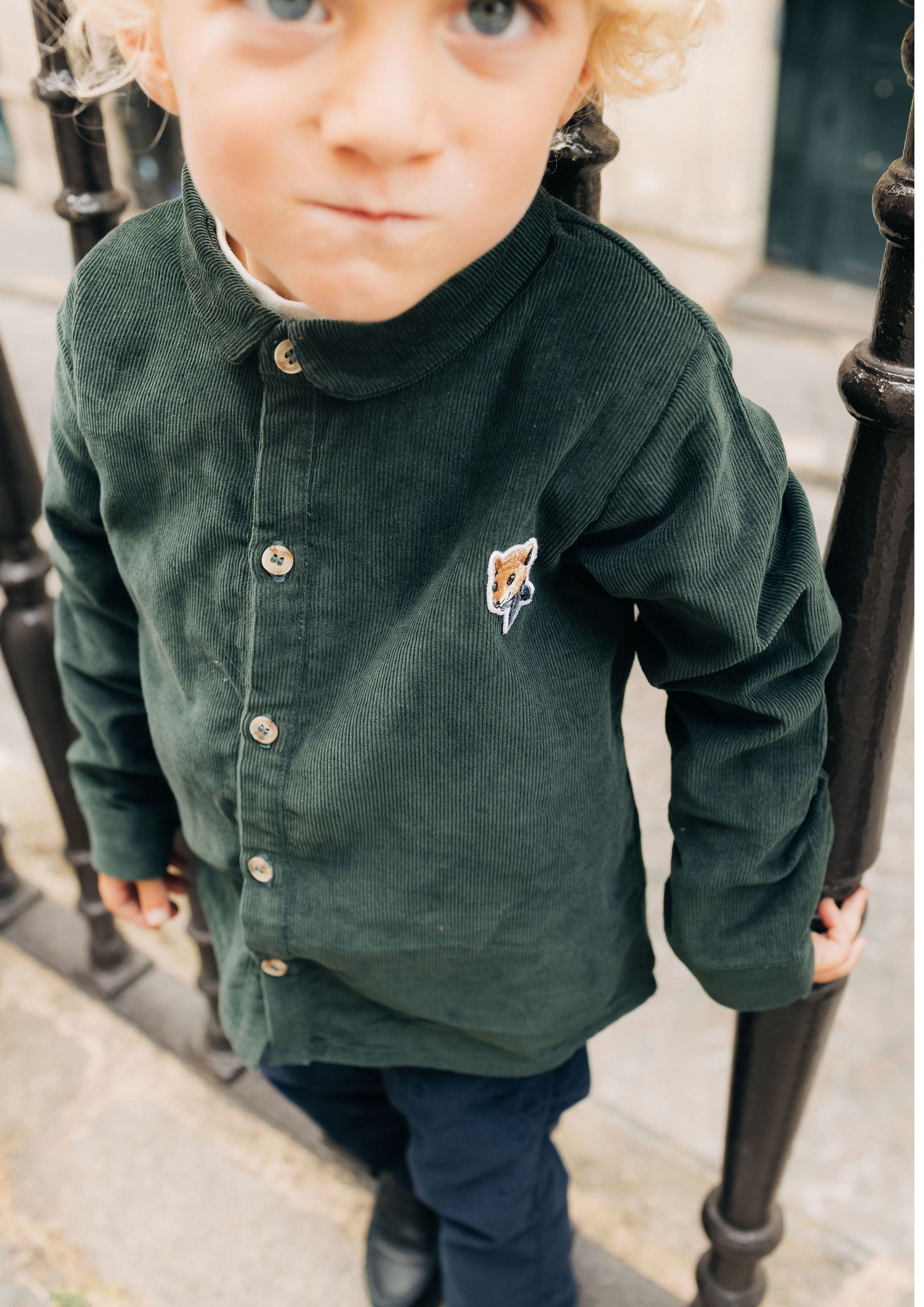 Chemise Parma - Velours vert