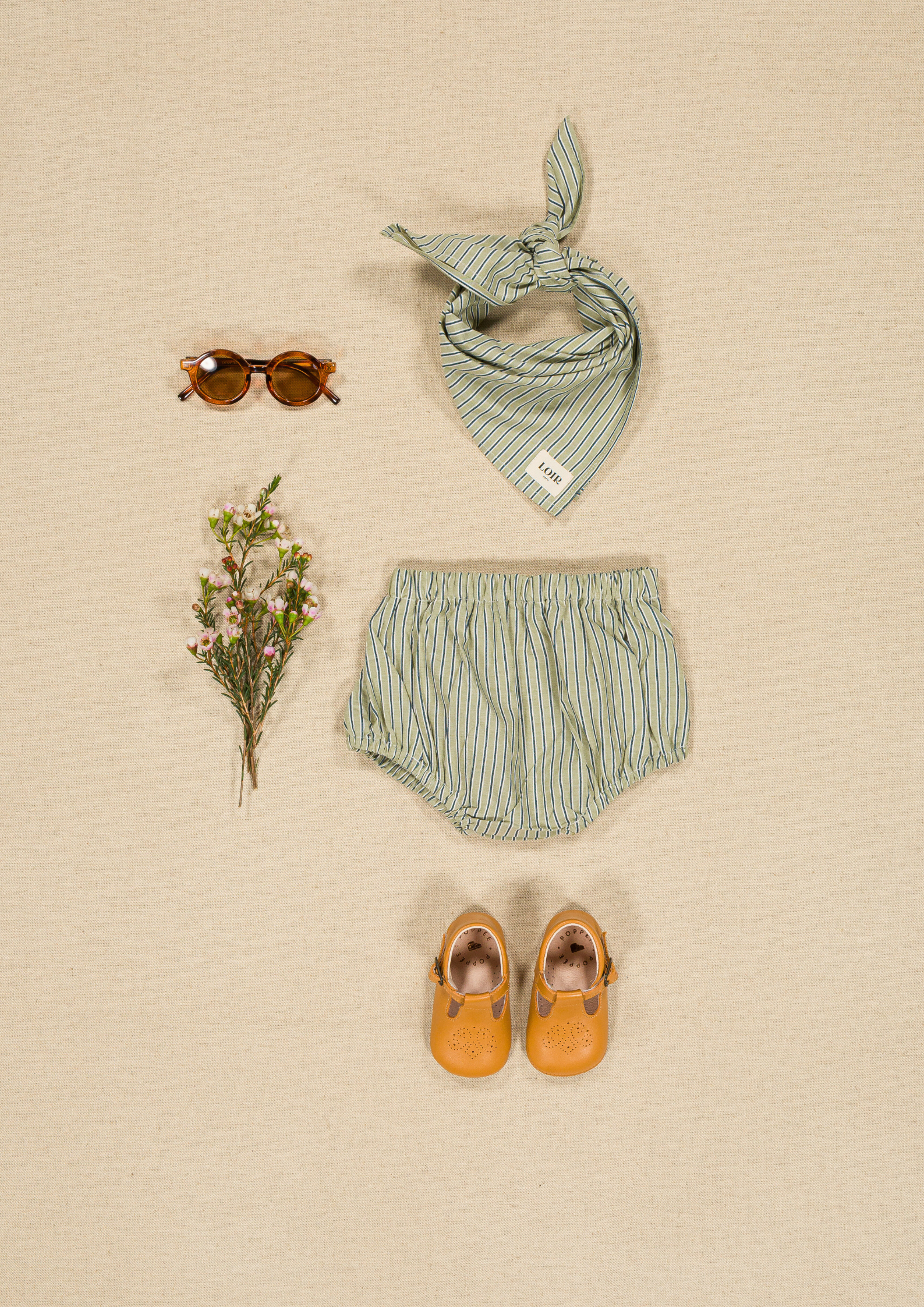 Bloomer Alice - Rayures menthe